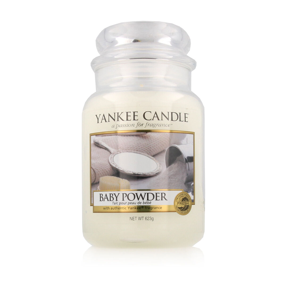 Yankee Candle Classic Large Jar Candles Scented Candle Baby Powder 623 g