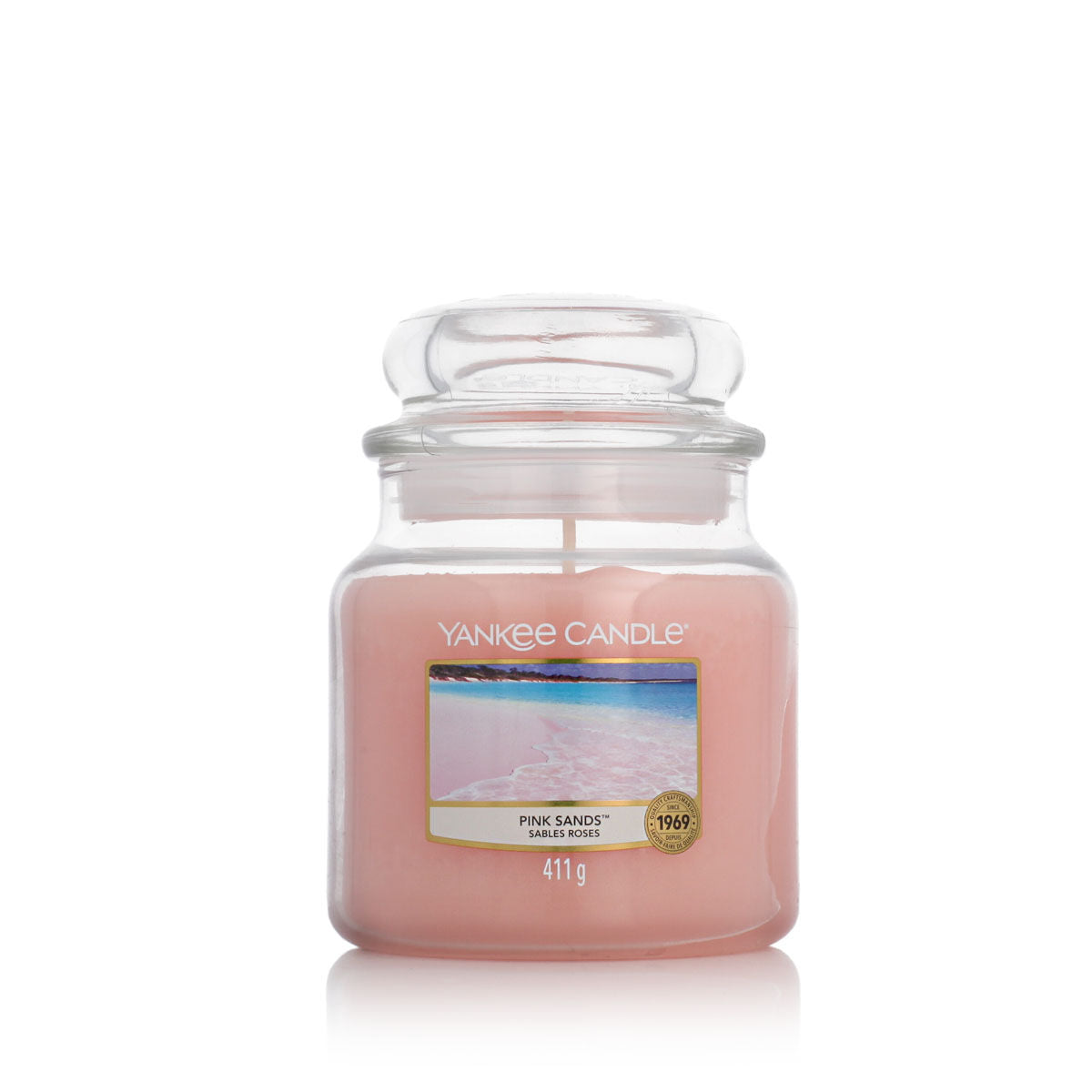 Yankee Candle Classic Medium Jar Candles Scented Candle Pink Sands 411 g