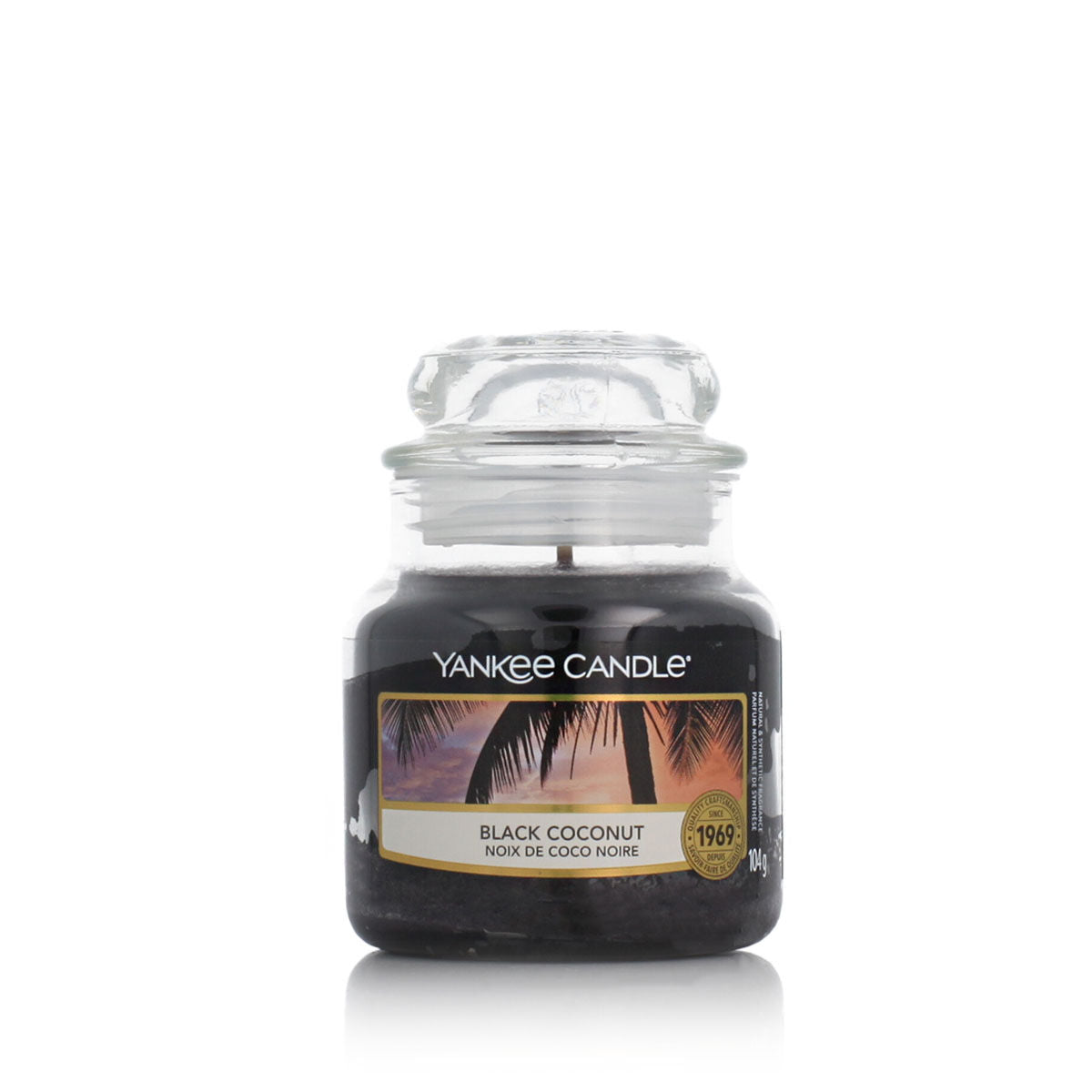 Yankee Candle Classic Small Jar Candles Scented Candle Black Coconut 104 g