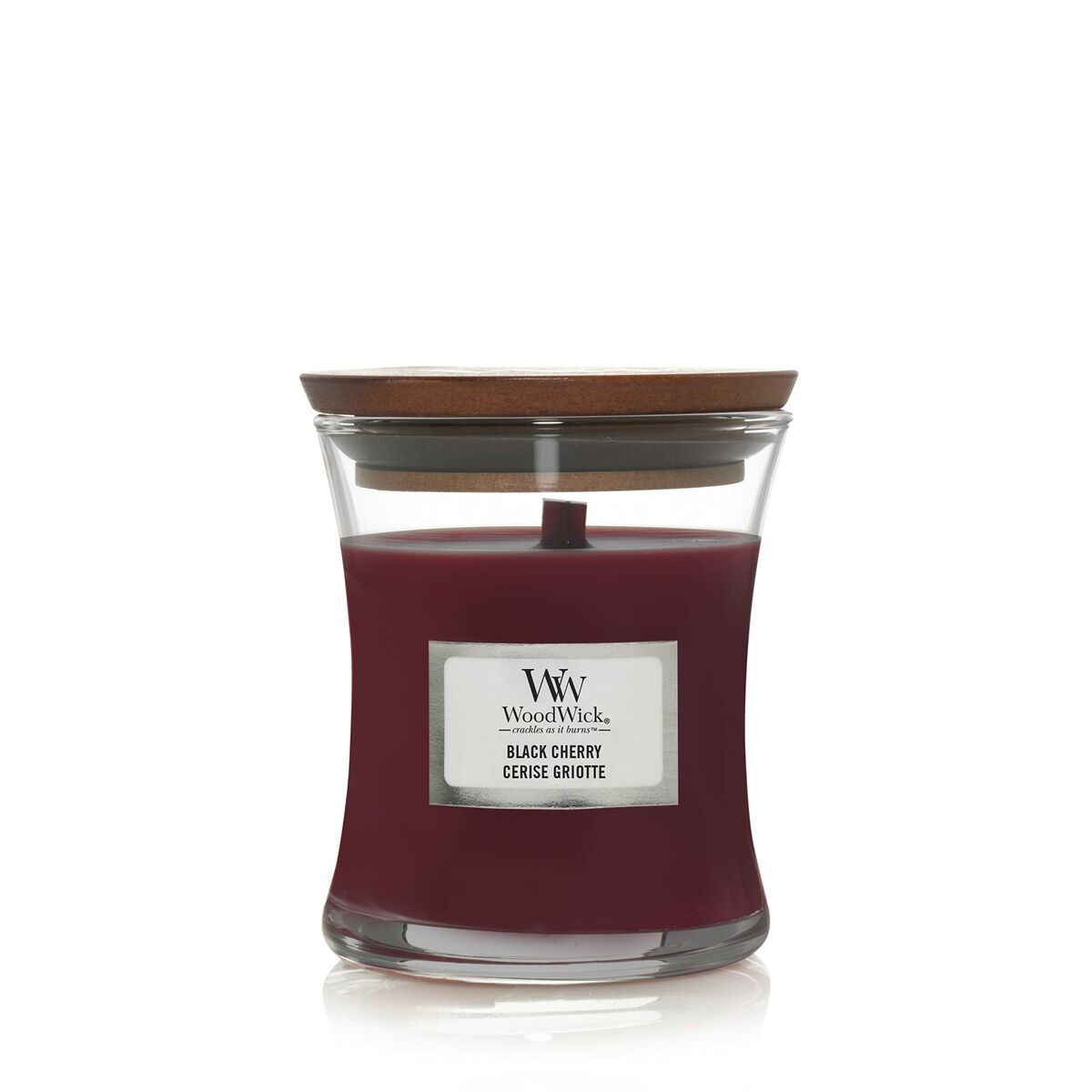 WoodWick Medium Hourglass Candles Scented Candle Black Cherry 275 g