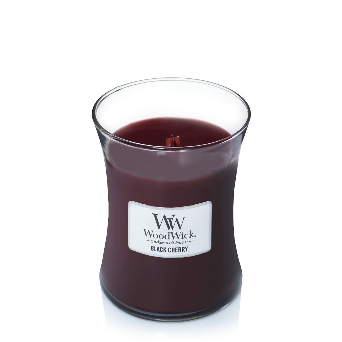 WoodWick Medium Hourglass Candles Scented Candle Black Cherry 275 g