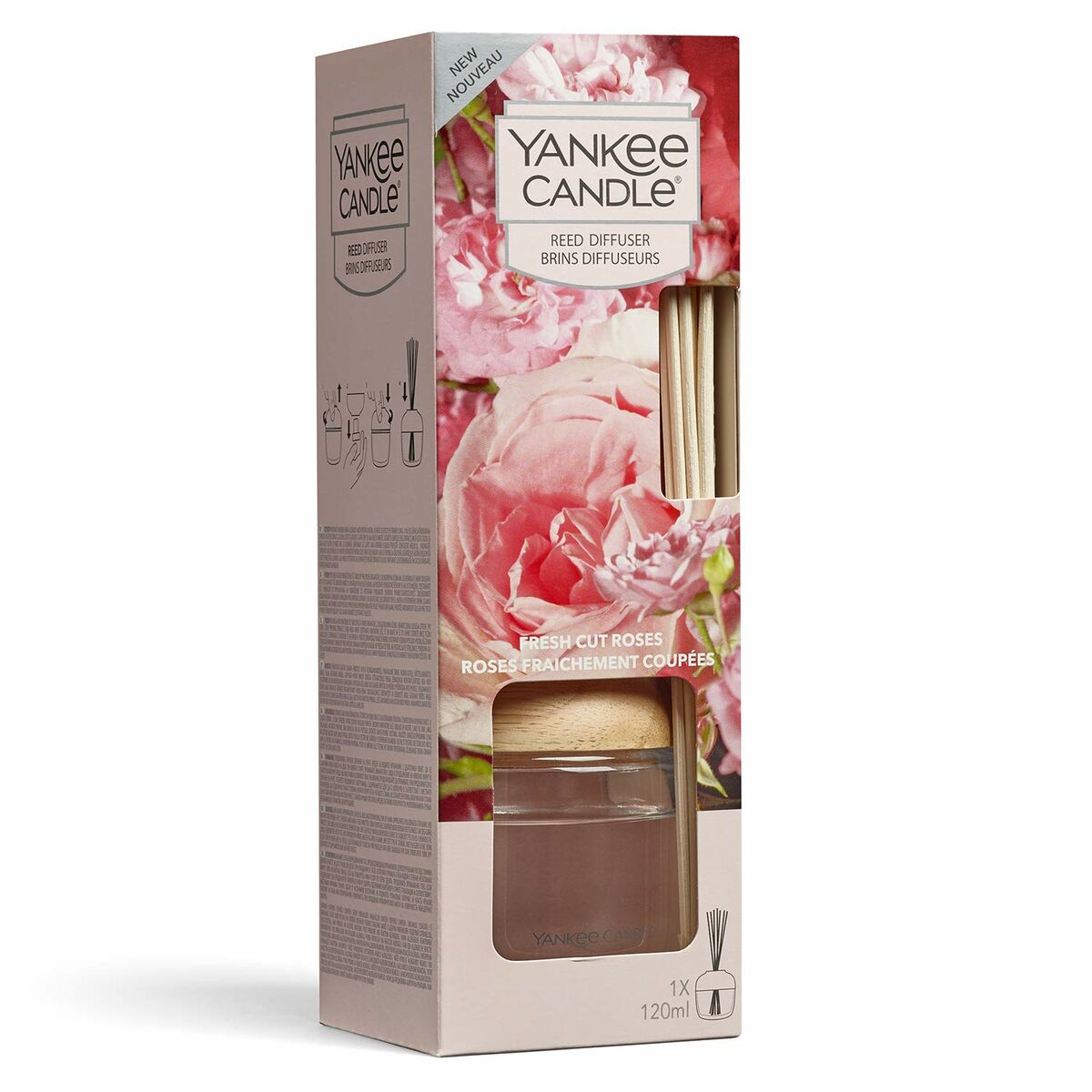 Yankee Candle Fresh Cut Roses Reed Diffuser 120 ml