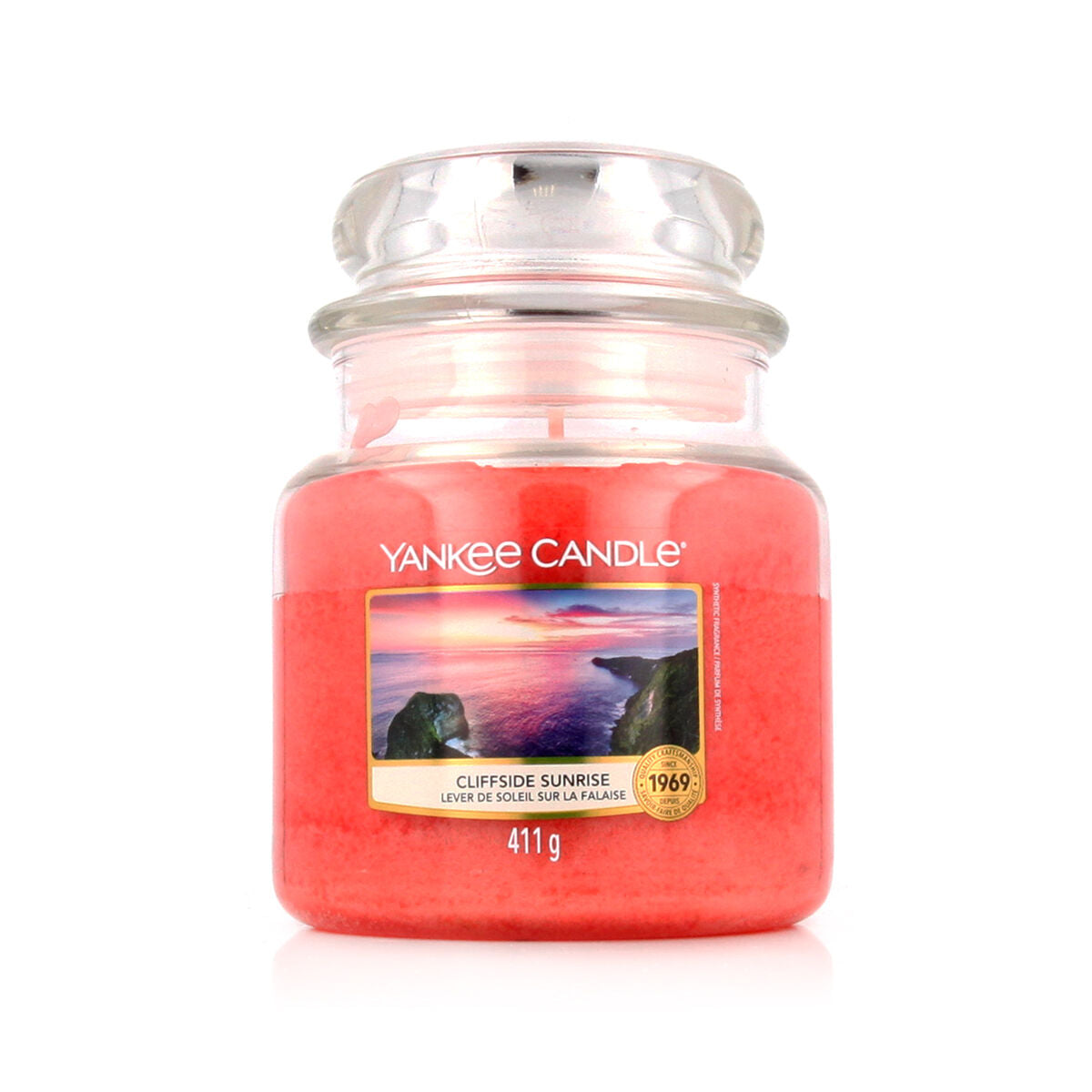 Yankee Candle Classic Medium Jar Candles Scented Candle Cliffside Sunrise 411 g