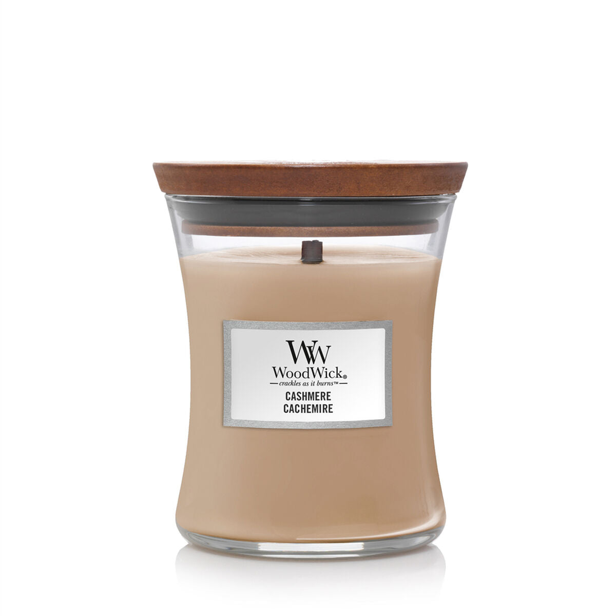 WoodWick Medium Hourglass Candles Scented Candle Cashmere 275 g