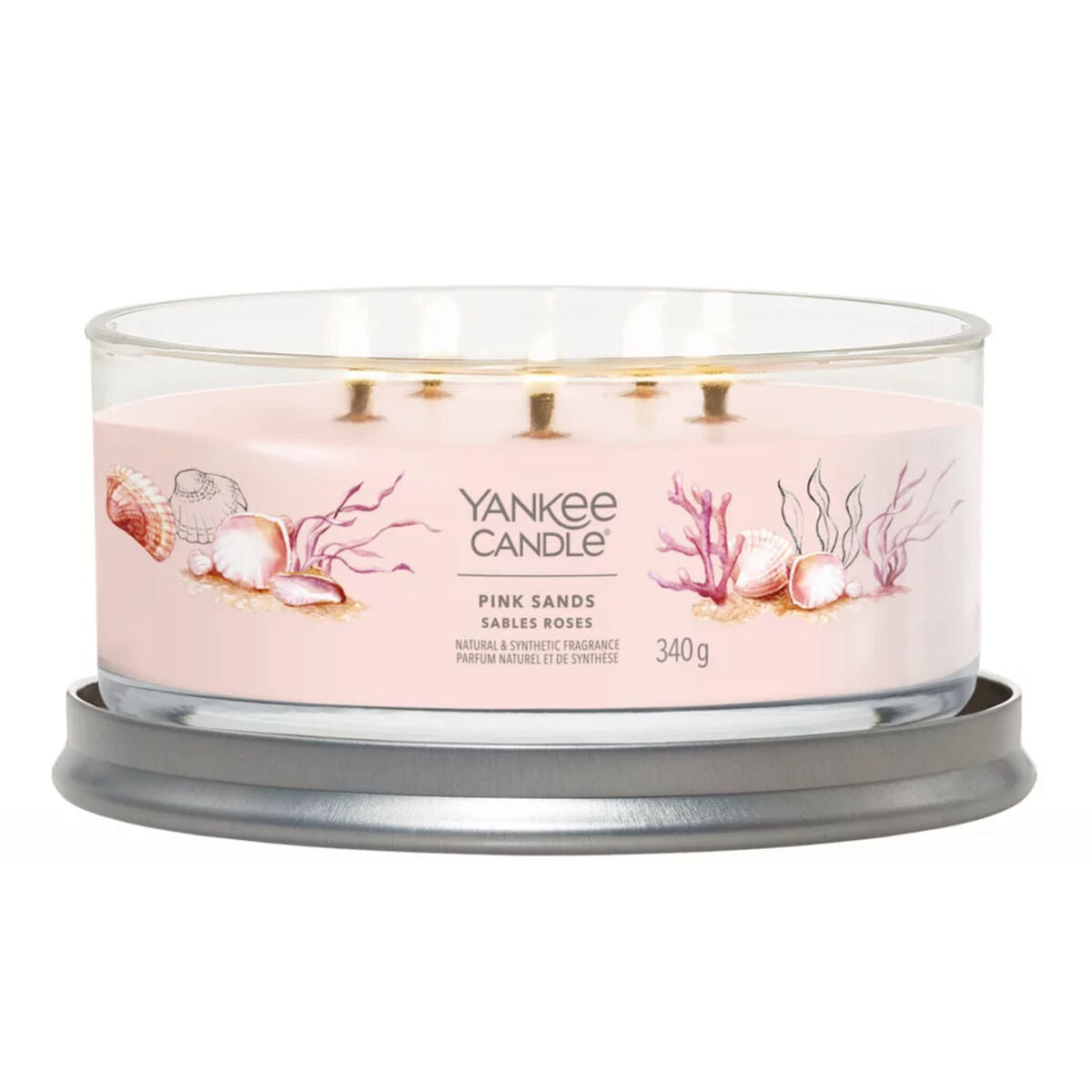 Yankee Candle Signature 5-Wick Tumbler vonná sviečka Pink Sands 340 g