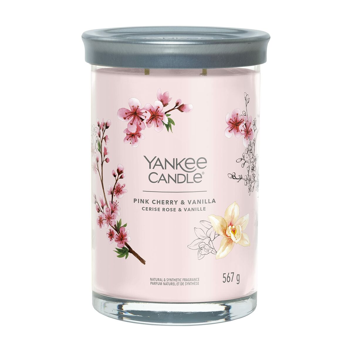 Yankee Candle Signature Tumbler Scented Candle Pink Cherry & Vanilla 567 g