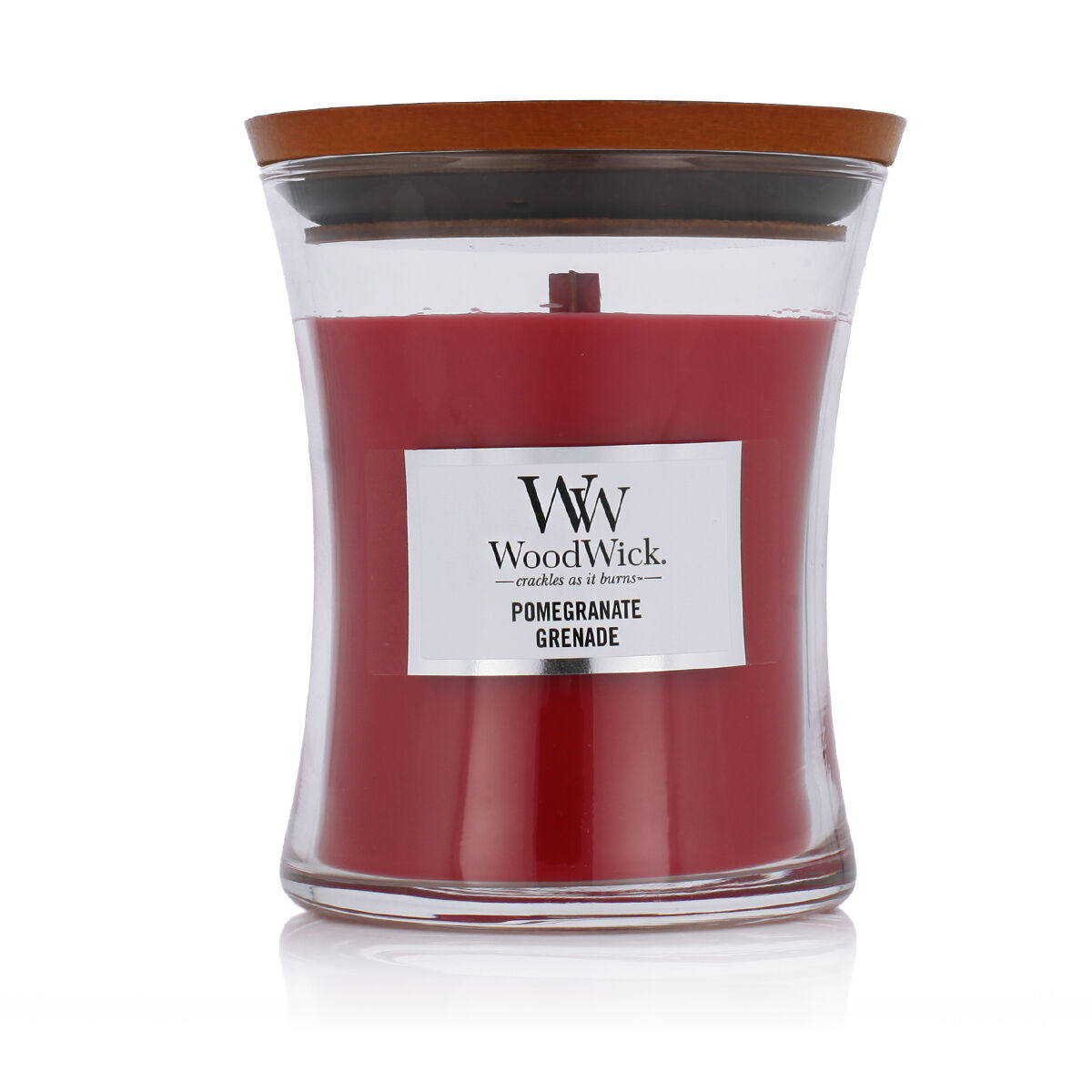 WoodWick Medium Hourglass Candles Scented Candle Pomegranate 275 g