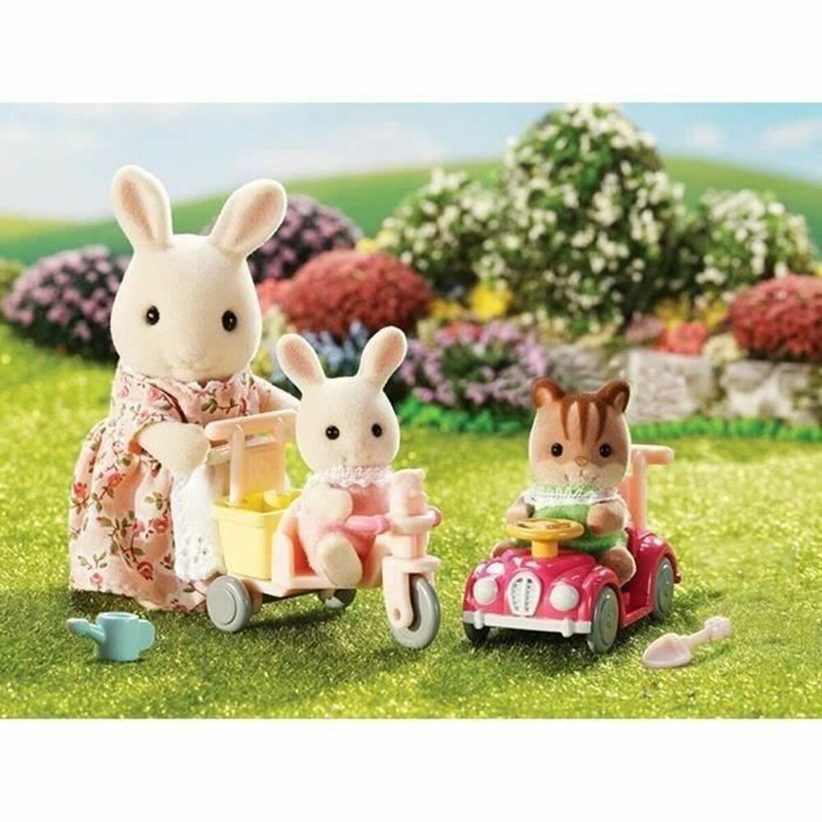 Action Figures Sylvanian Families Babies Ride and Play