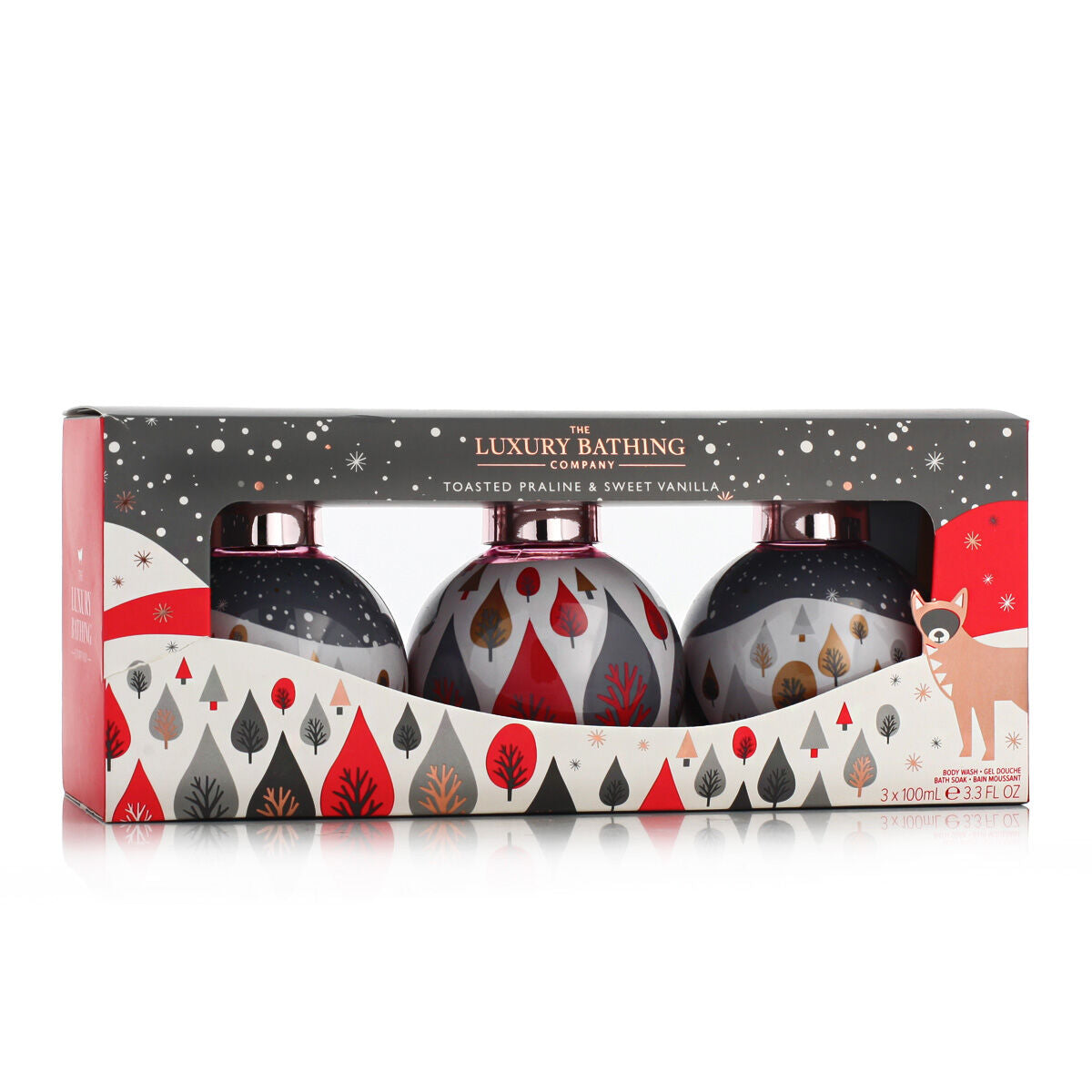 Grace Cole England Toasted Praline & Sweet Vanilla Christmas Bath Kit