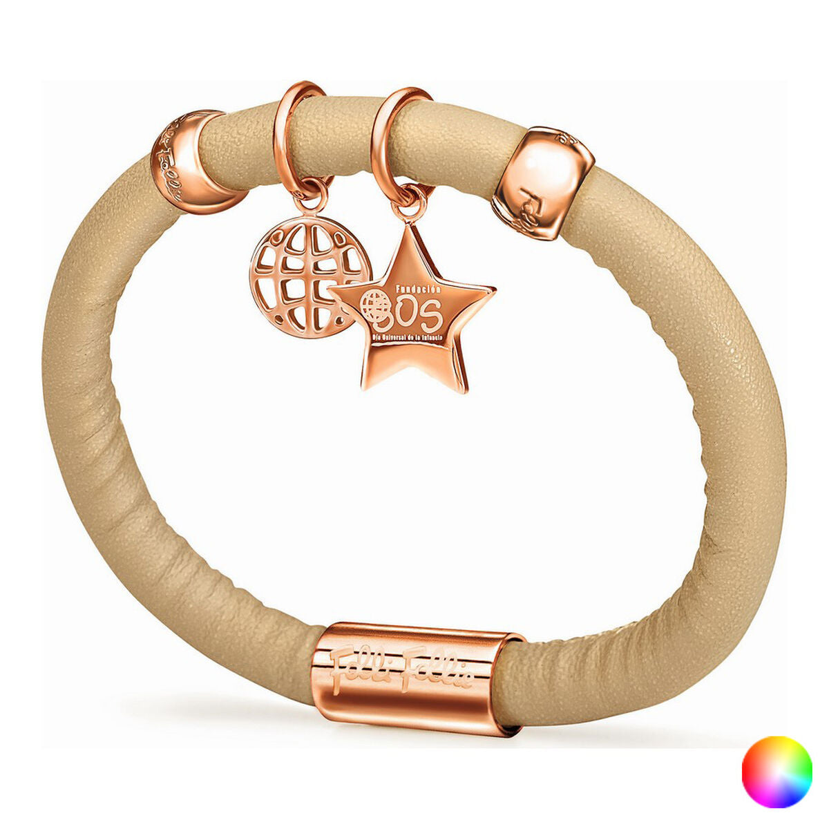 Ladies' Bracelet Folli Follie 1B13T046R 16 cm - Colour: Camel