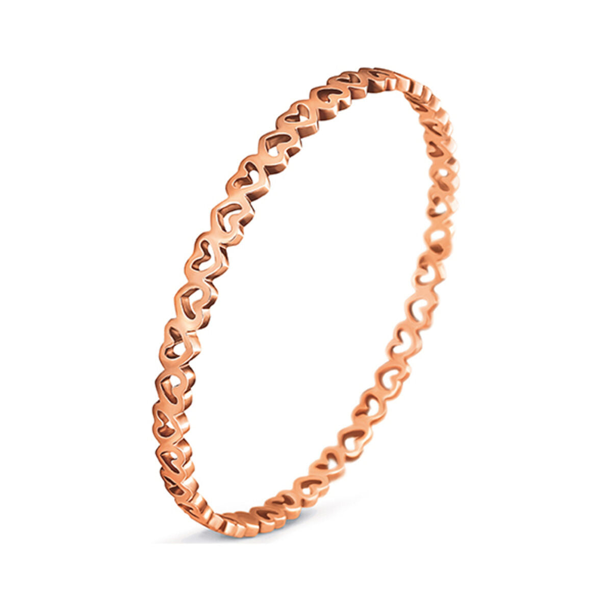 Bracelet Folli Follie 1B14 (17 cm) - Colour: Rose Gold
