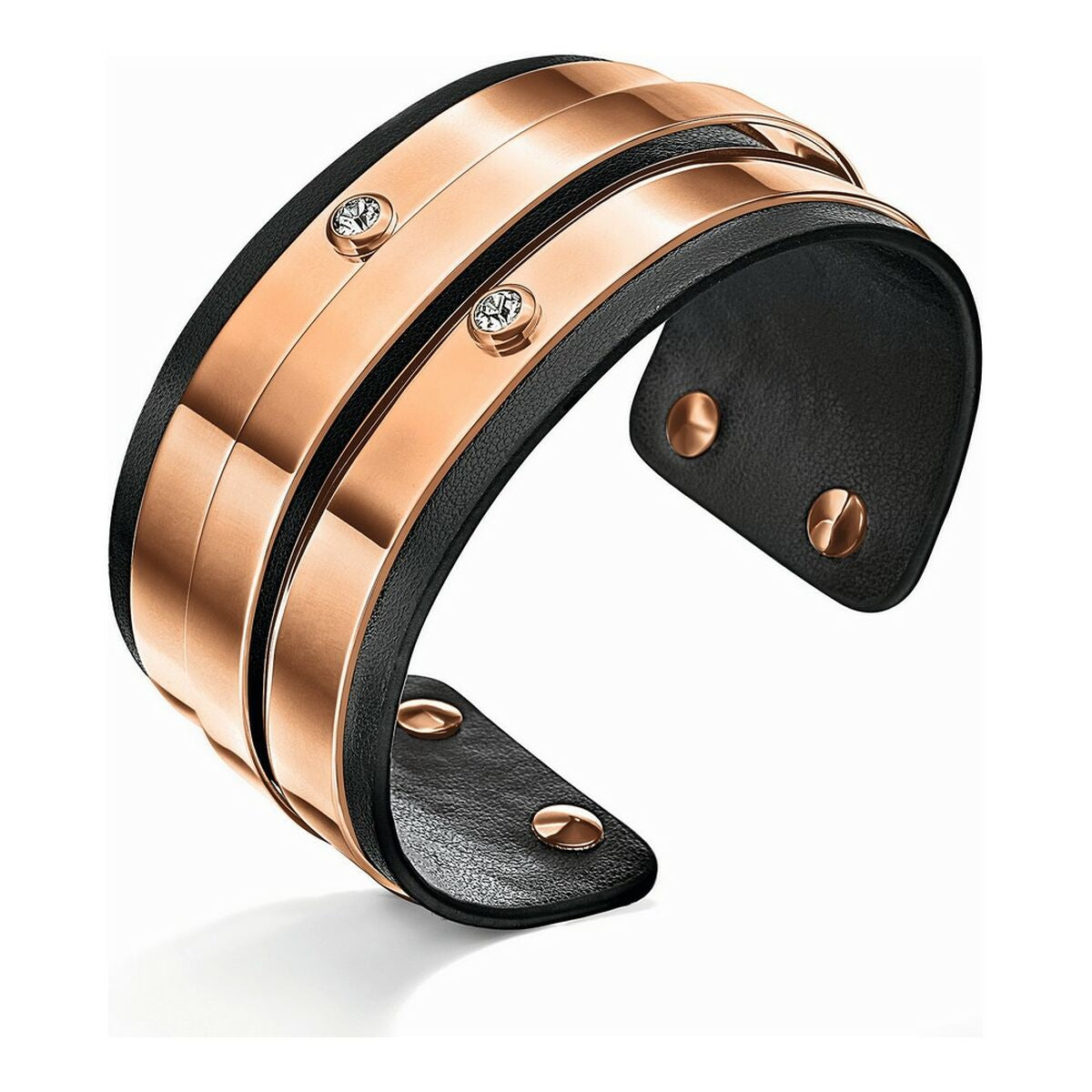 Ladies' Bracelet Folli Follie 3B16T005 20 cm - Colour: Rose Gold