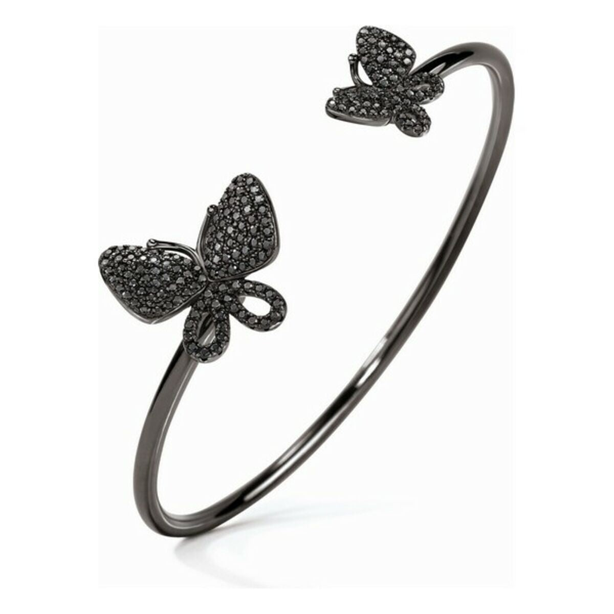 Bracelet Folli Follie Butterflies Sterling silver (Ø 55 mm) - Colour: Pink
