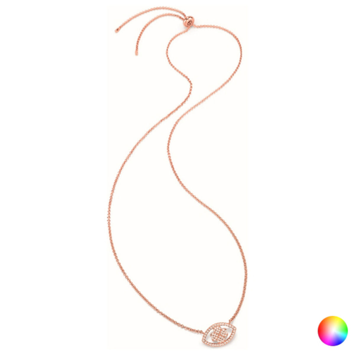 Ladies' Necklace Folli Follie 65 cm - Colour: Silver