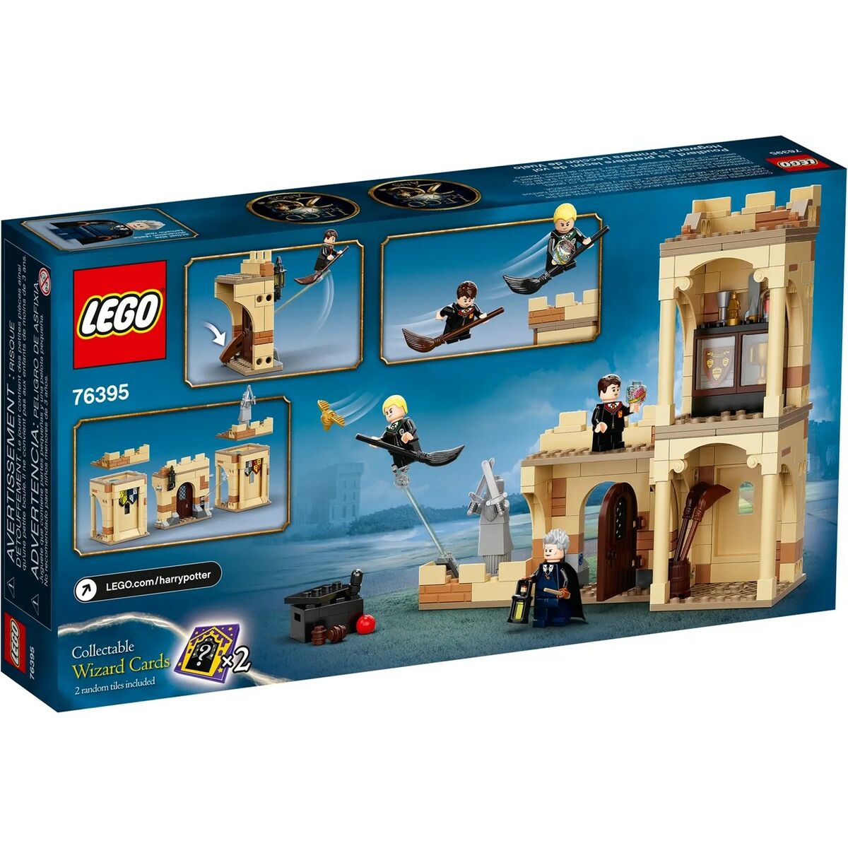 Construction set Lego 76395 HOGWART: PRIMERA LECCIÓN DE VUELO Black 264 piezas