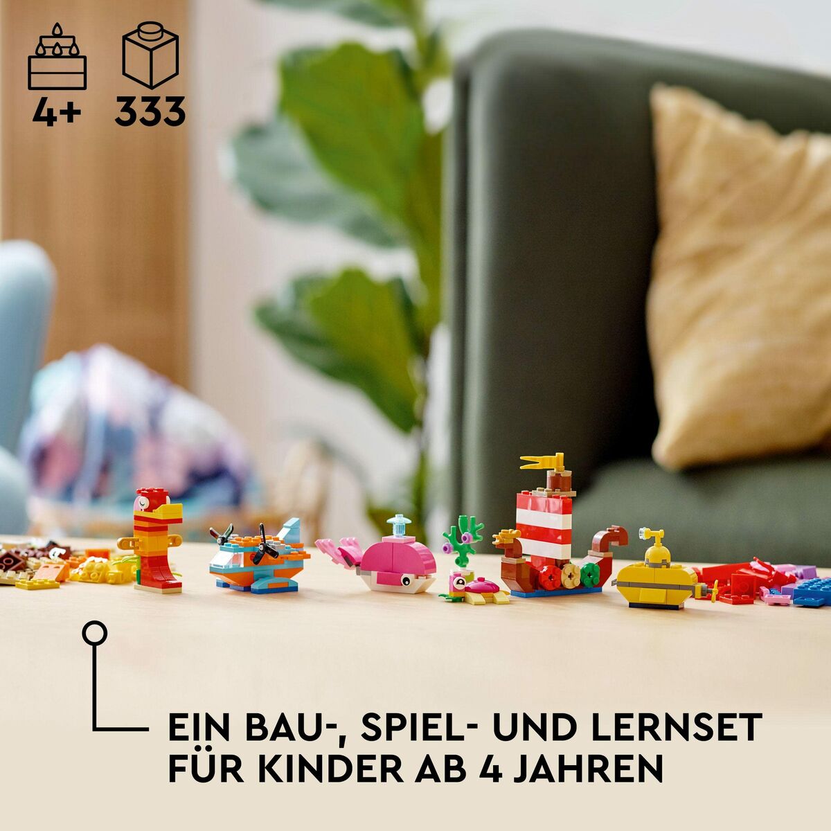 Construction set Lego Diversión creativa en el océano Multicolour