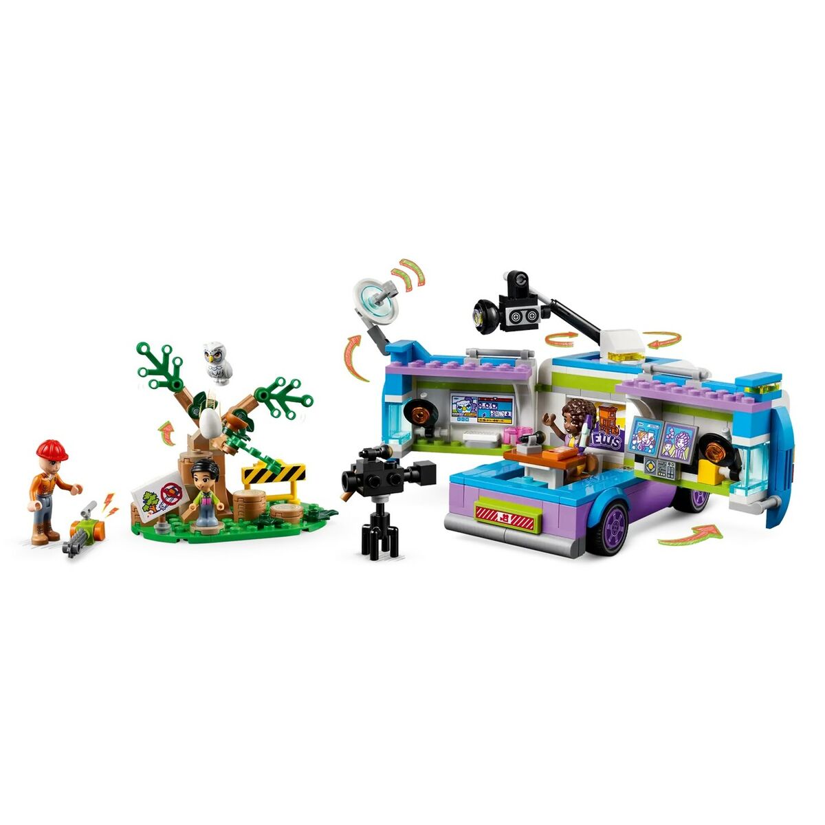 Construction set Lego 41749 FURGONETA DEL REPORTERO Multicolour