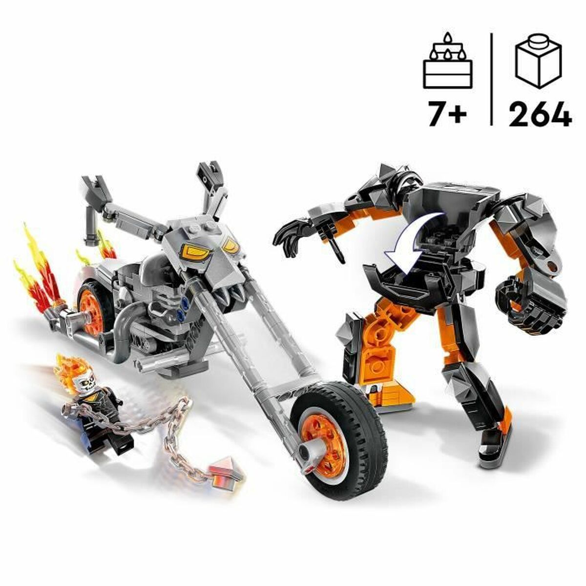Construction set Lego 76245 Ghost Rider 264 piezas