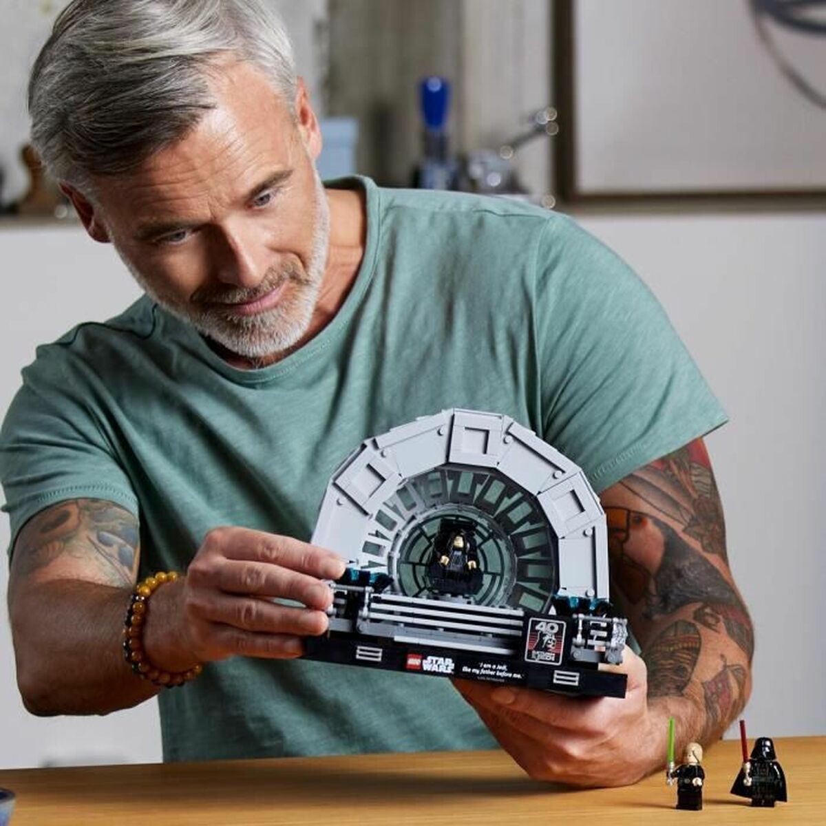 Construction set Lego 75352 Diorama of the Emperor's Throne Hall 807 Pieces