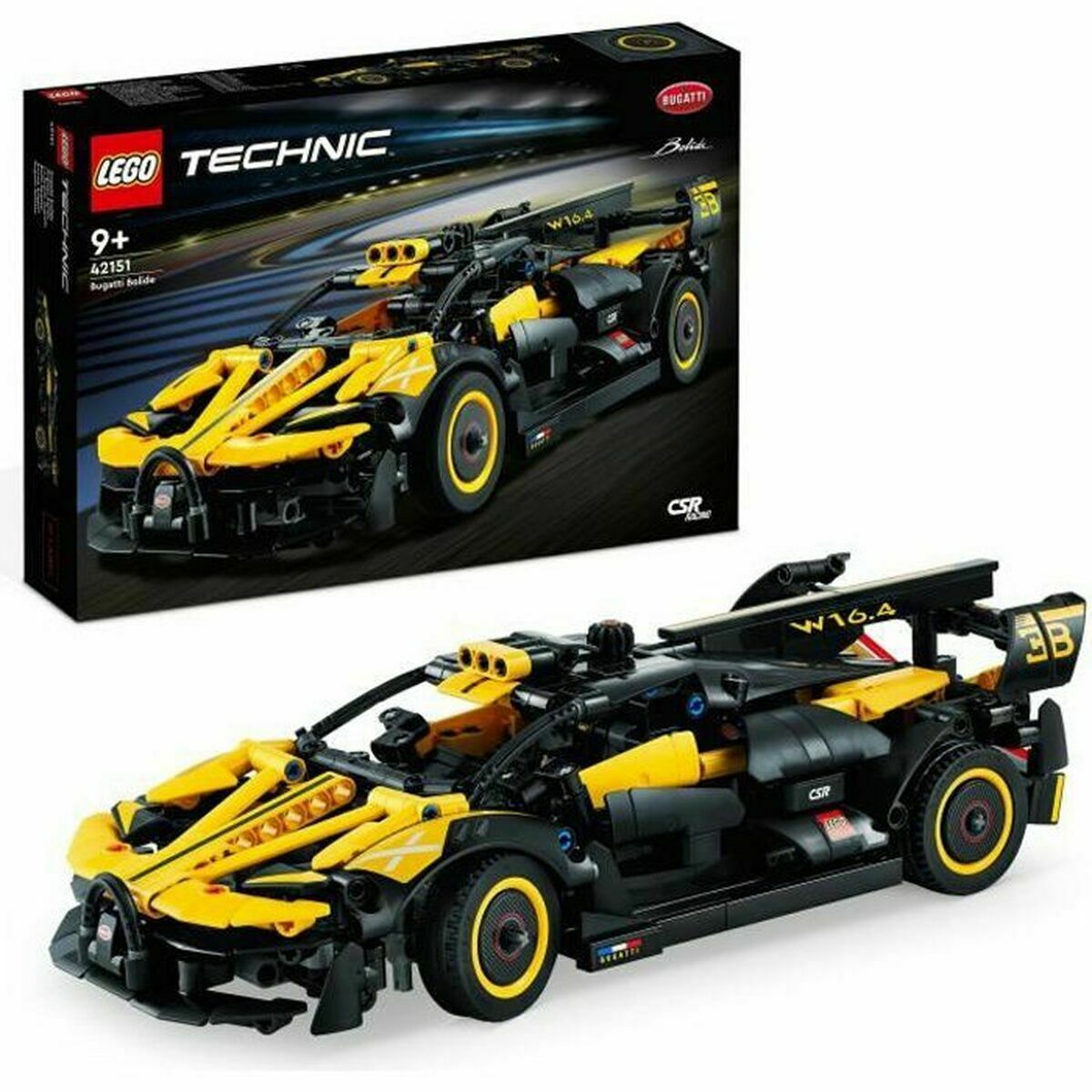 Construction set Technic Lego Bolido Bugatti 905 Pieces