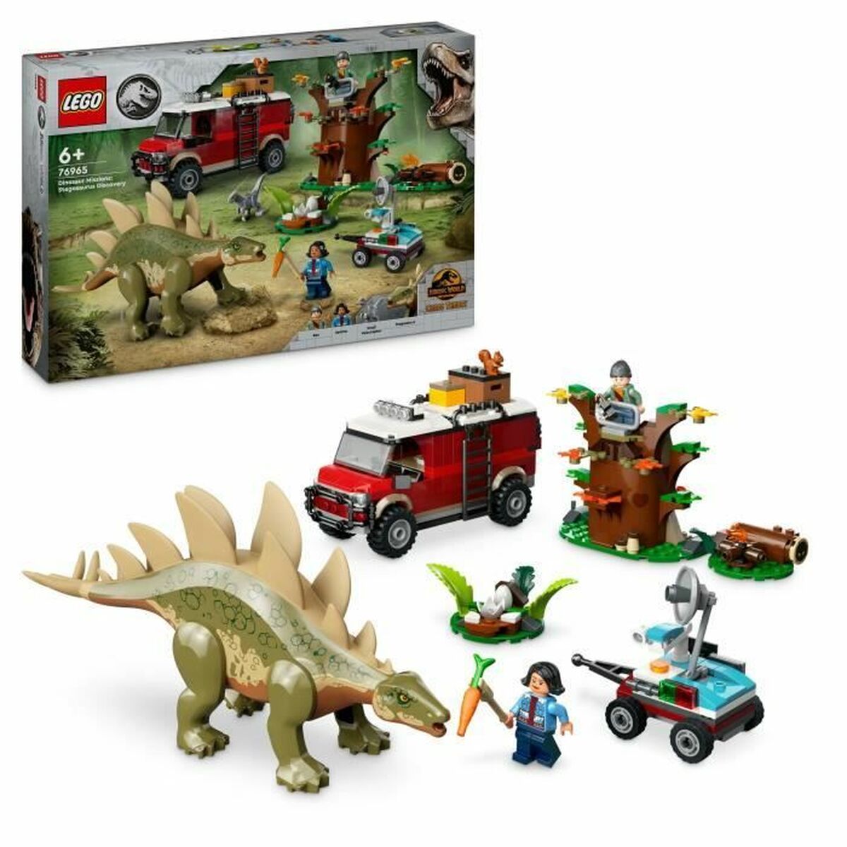 Construction set Lego 76965 Dinosaur Missions: Stegosaurus Discovery Multicolour