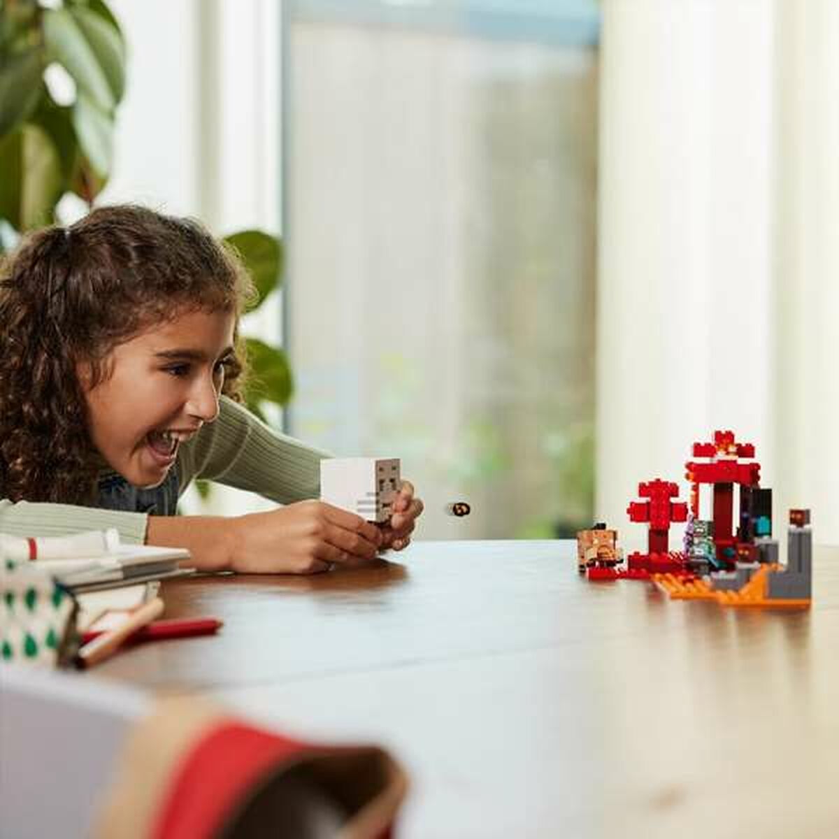 Construction set Lego La Emboscada en el Portal del Nether Multicolour