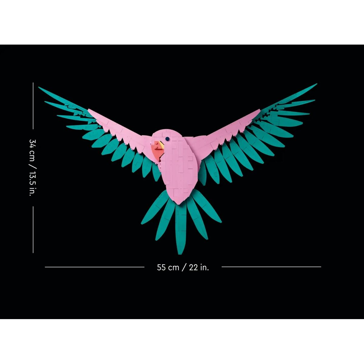 Construction set Lego Art 31211 Parrots Multicolour 644 Pieces