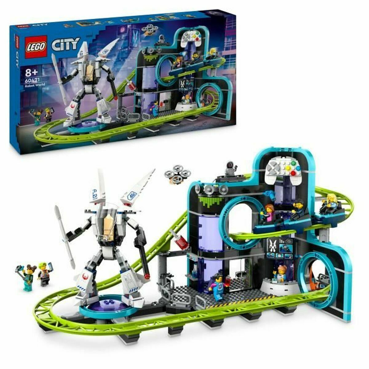 Construction set Lego Parque Mundial de Robots Multicolour