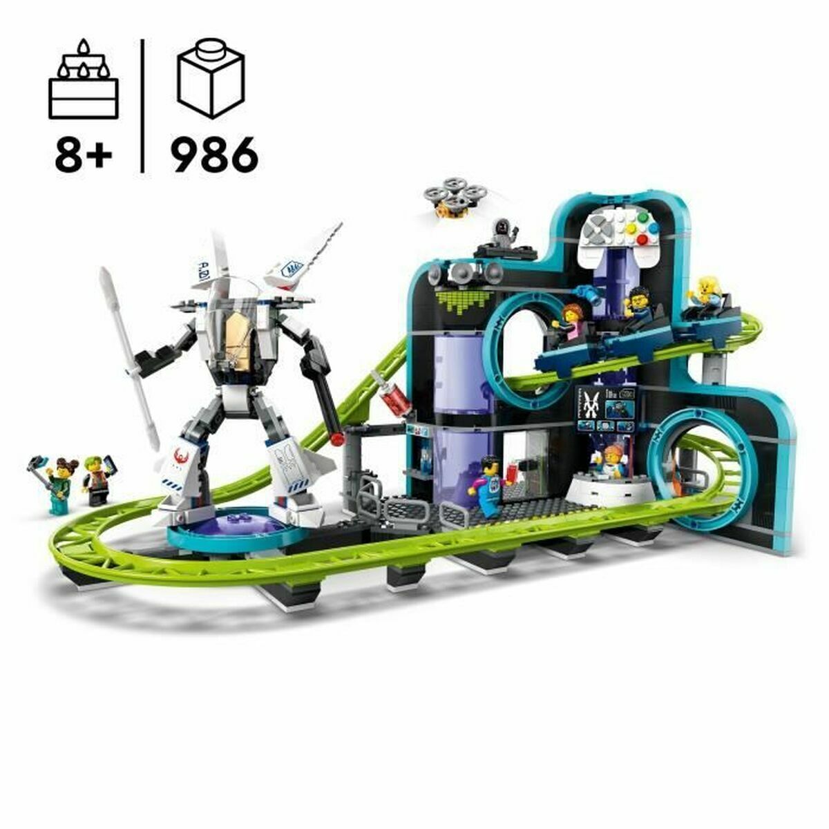Construction set Lego Parque Mundial de Robots Multicolour