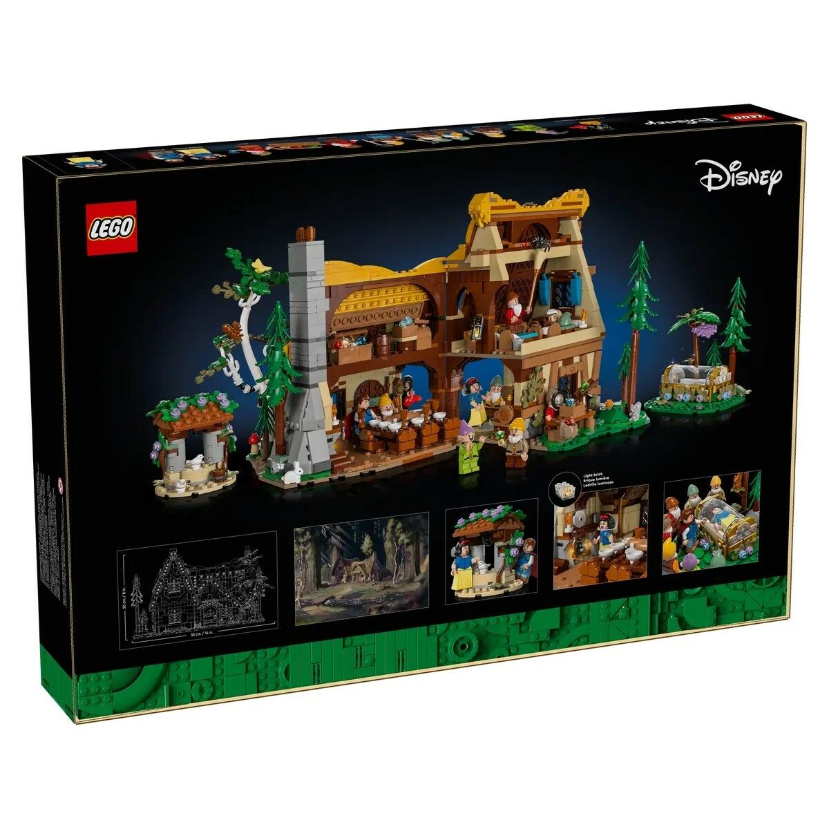 Construction set Lego Casita de Blancanieves y los siete enanitos 2228 Pieces