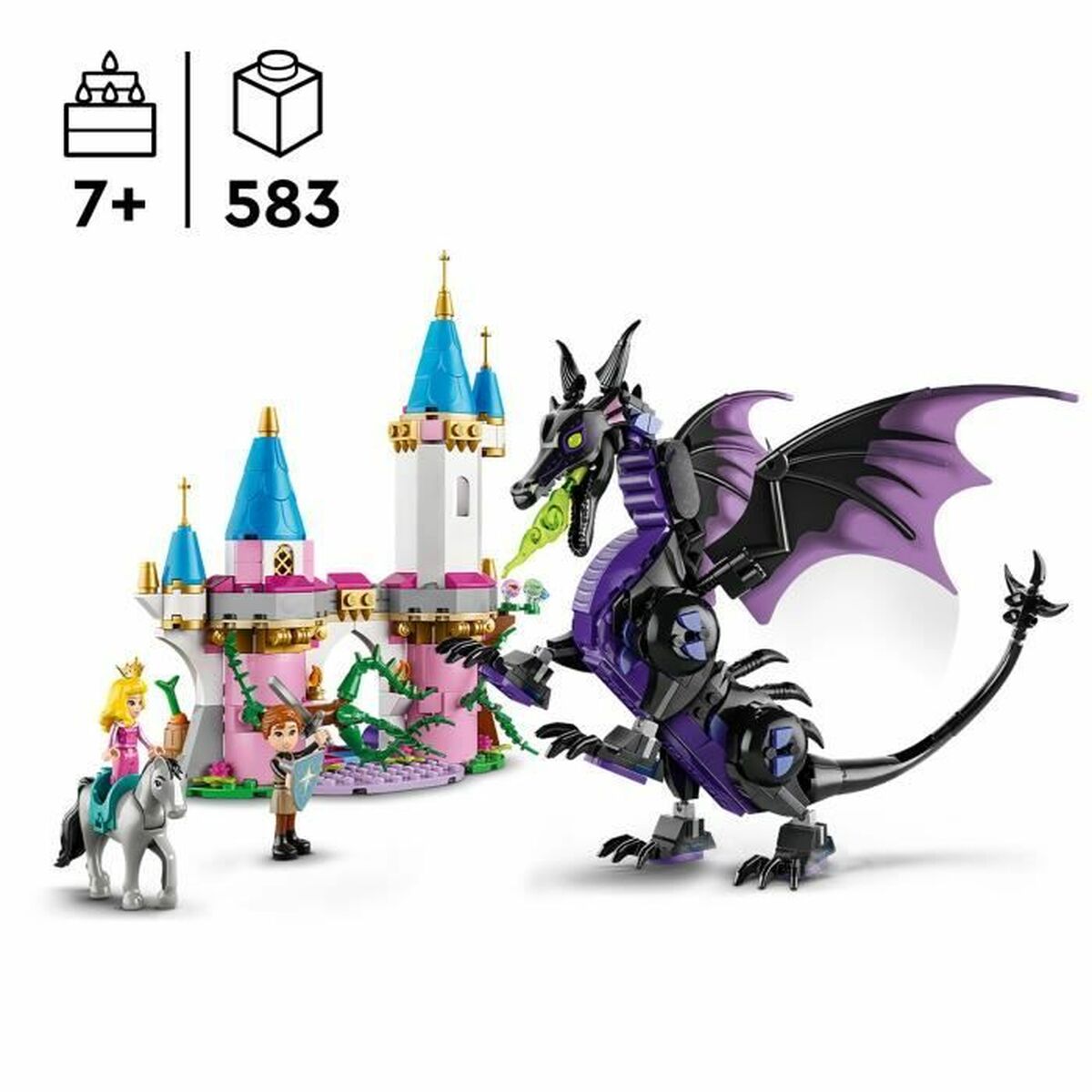 Construction set Lego Maleficent as a dragon Multicolour