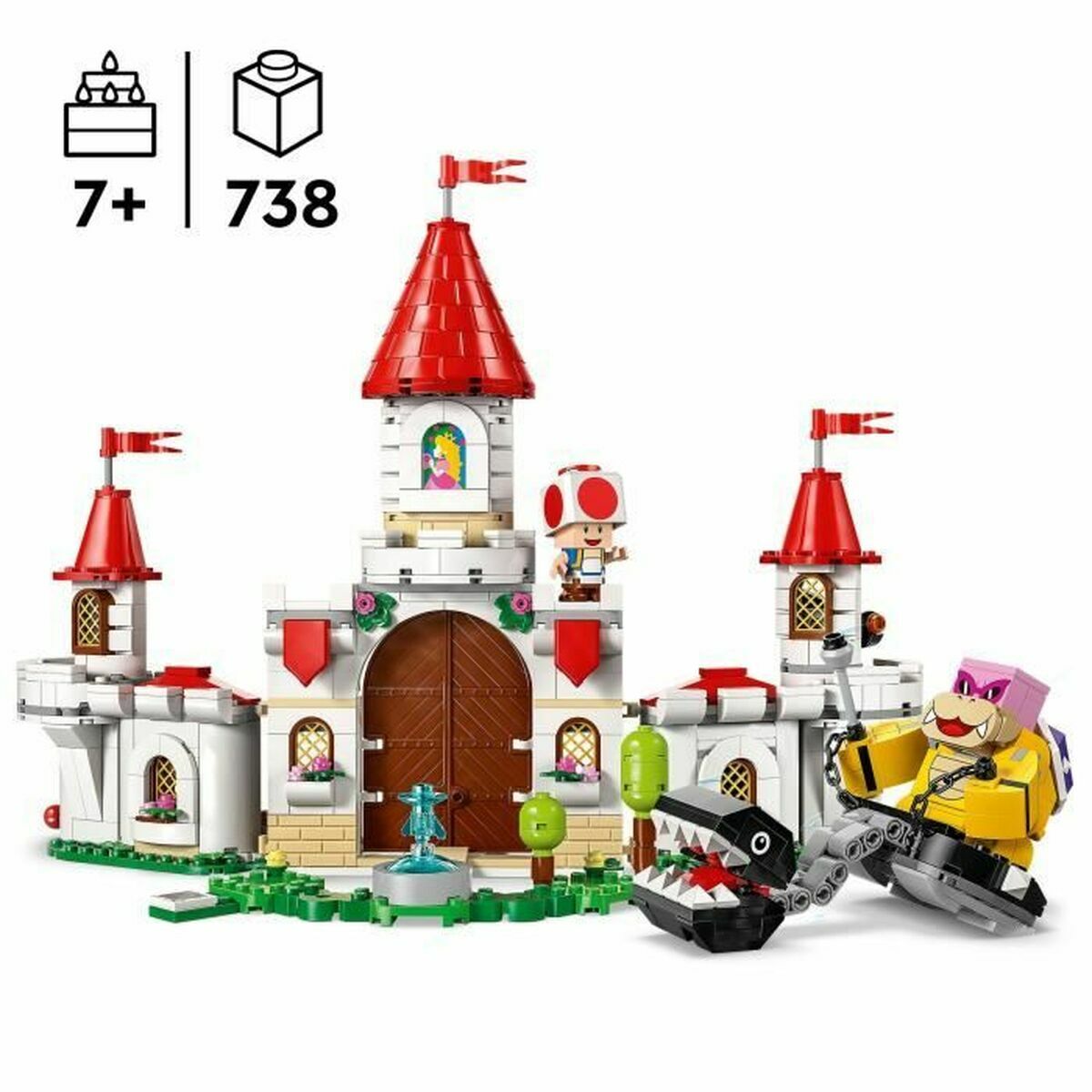 Construction set Lego 71435 Batalla con Roy en el Castillo de Peach Multicolour