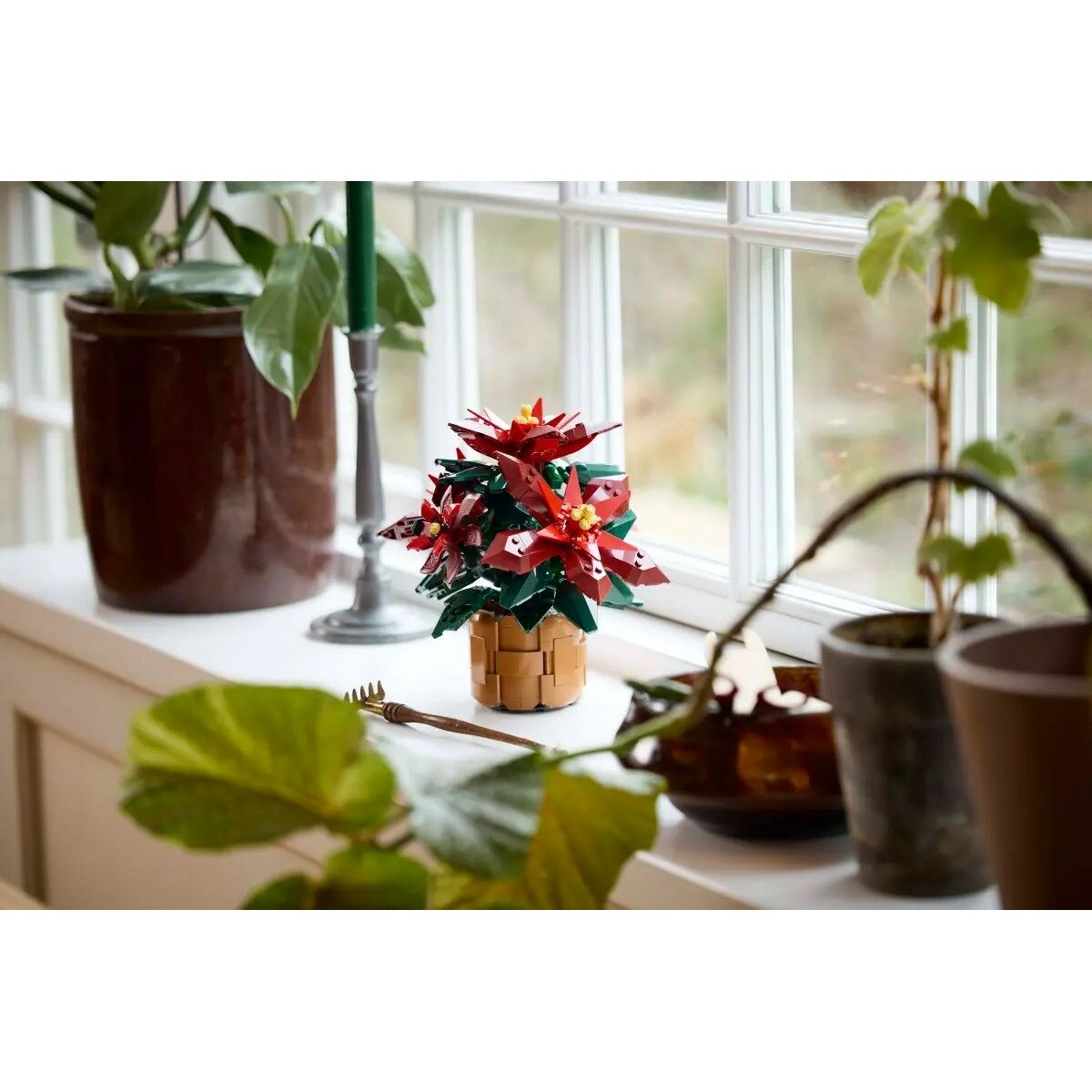 Construction set Lego Flor de Pascua 608 Pieces