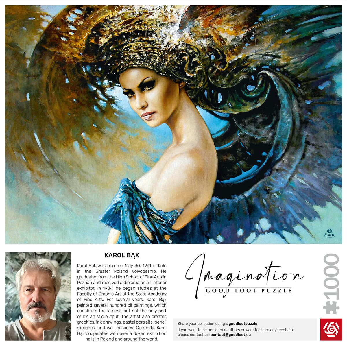 Puzzle Cenega Publishing Karol Bąk Viento Engañoso 1000 Pieces