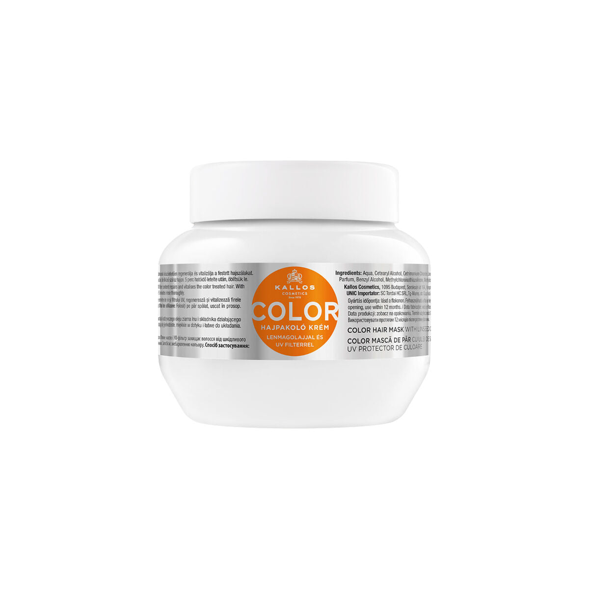 Kallos Color Mascarilla Capilar Con Aceite De Lino Y Filtro UV 275 ml