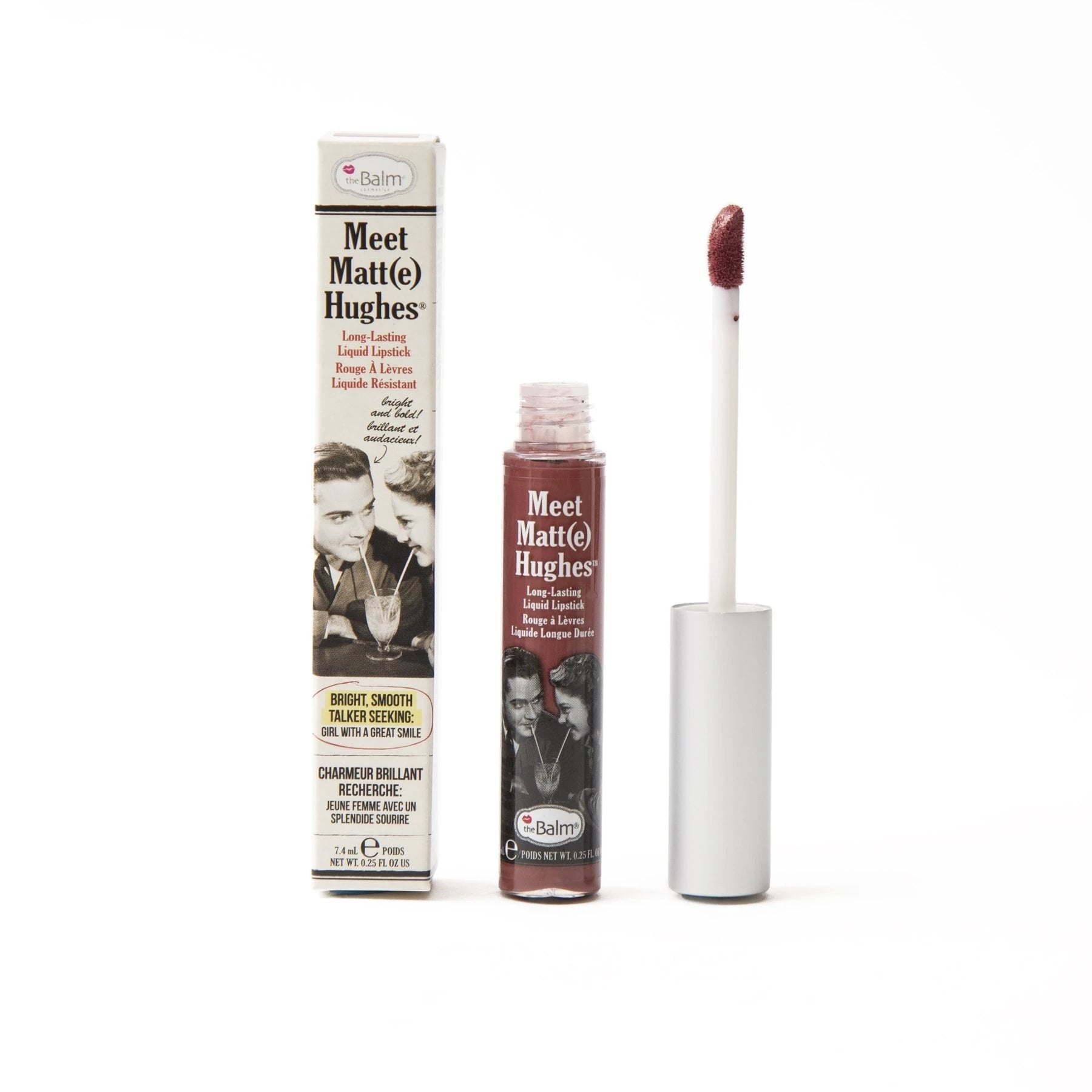 TheBalm Meet Matt(e) Hughes long lasting liquid lipstick Charming 7.4ml 