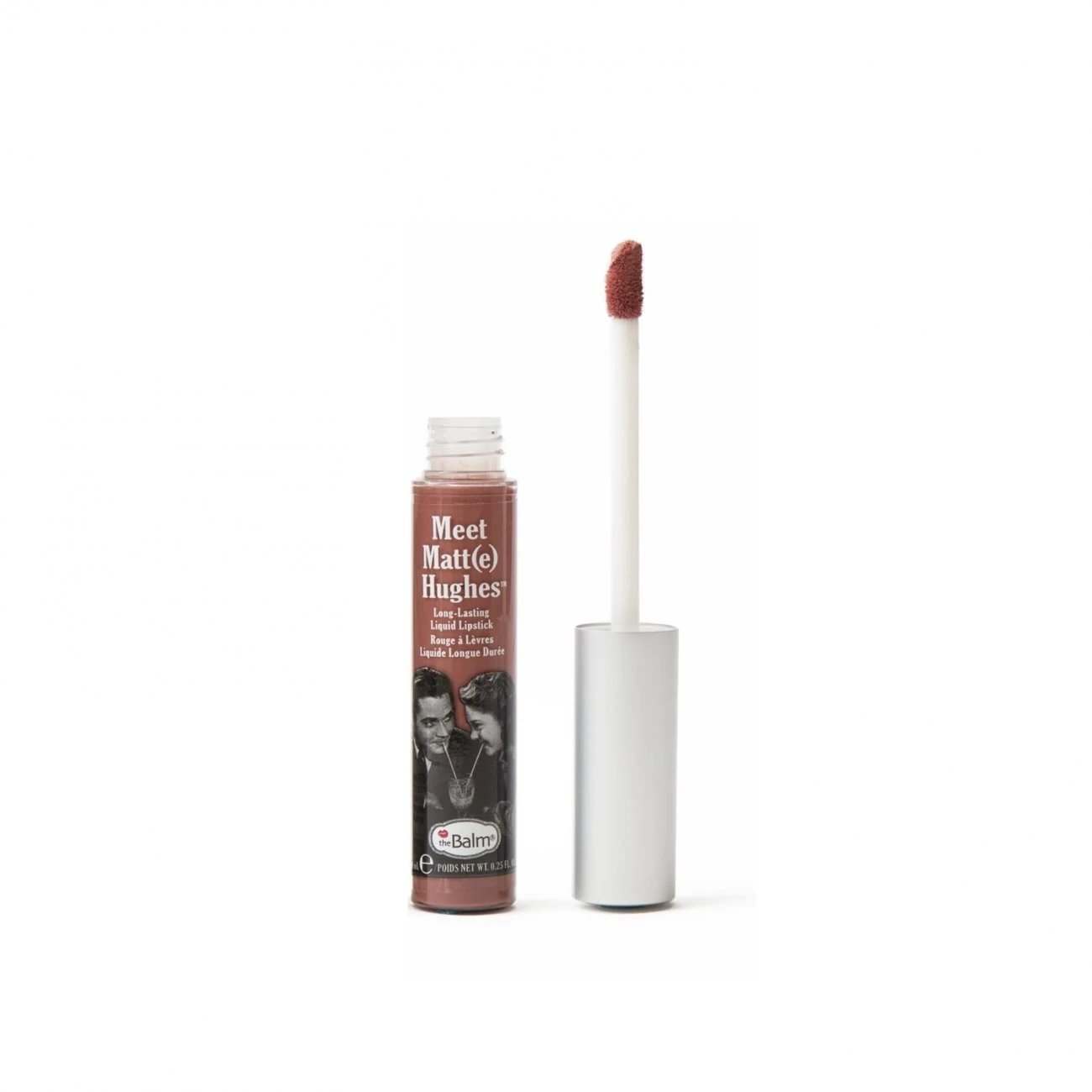 TheBalm Meet Matt(e) Hughes long lasting liquid lipstick Committed Pinky Nude 7.4ml 