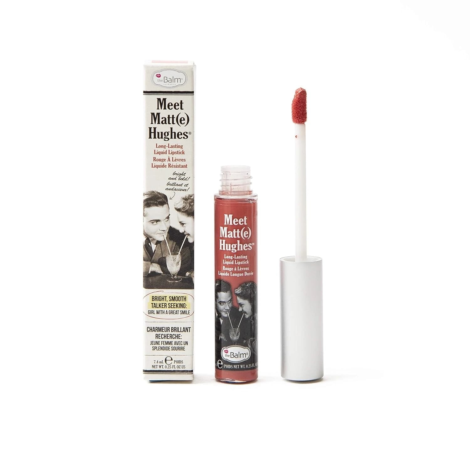 TheBalm Meet Matt(e) Hughes long lasting liquid lipstick Honest 7.4ml 