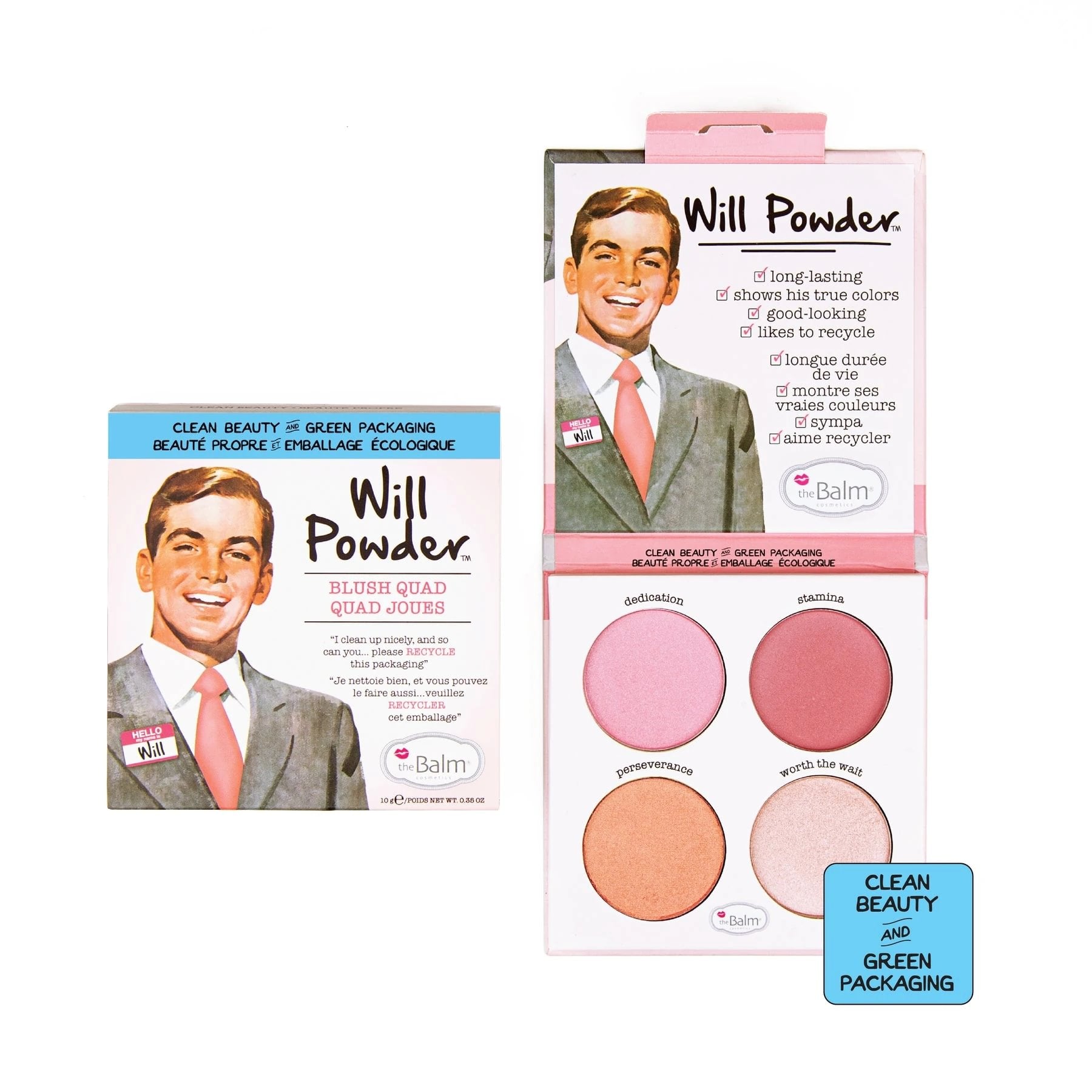 TheBalm Will Powder blush palette 10g