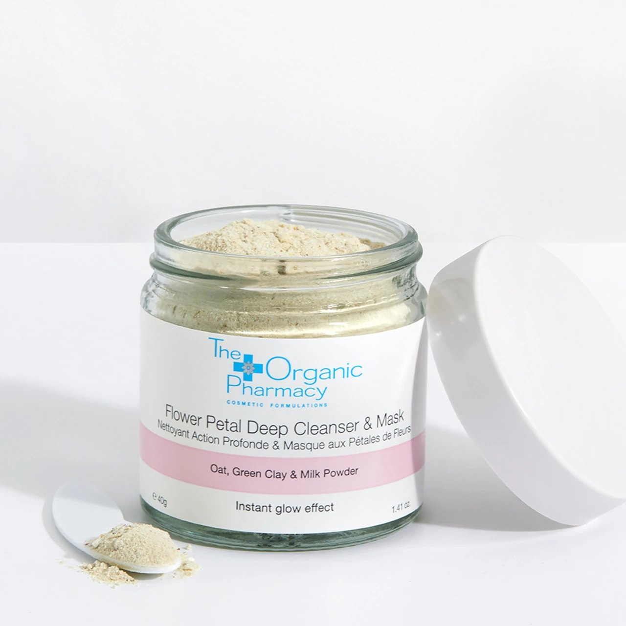 The Organic Pharmacy Flower Petal Deep Cleanser & Exfoliating mask 60 g