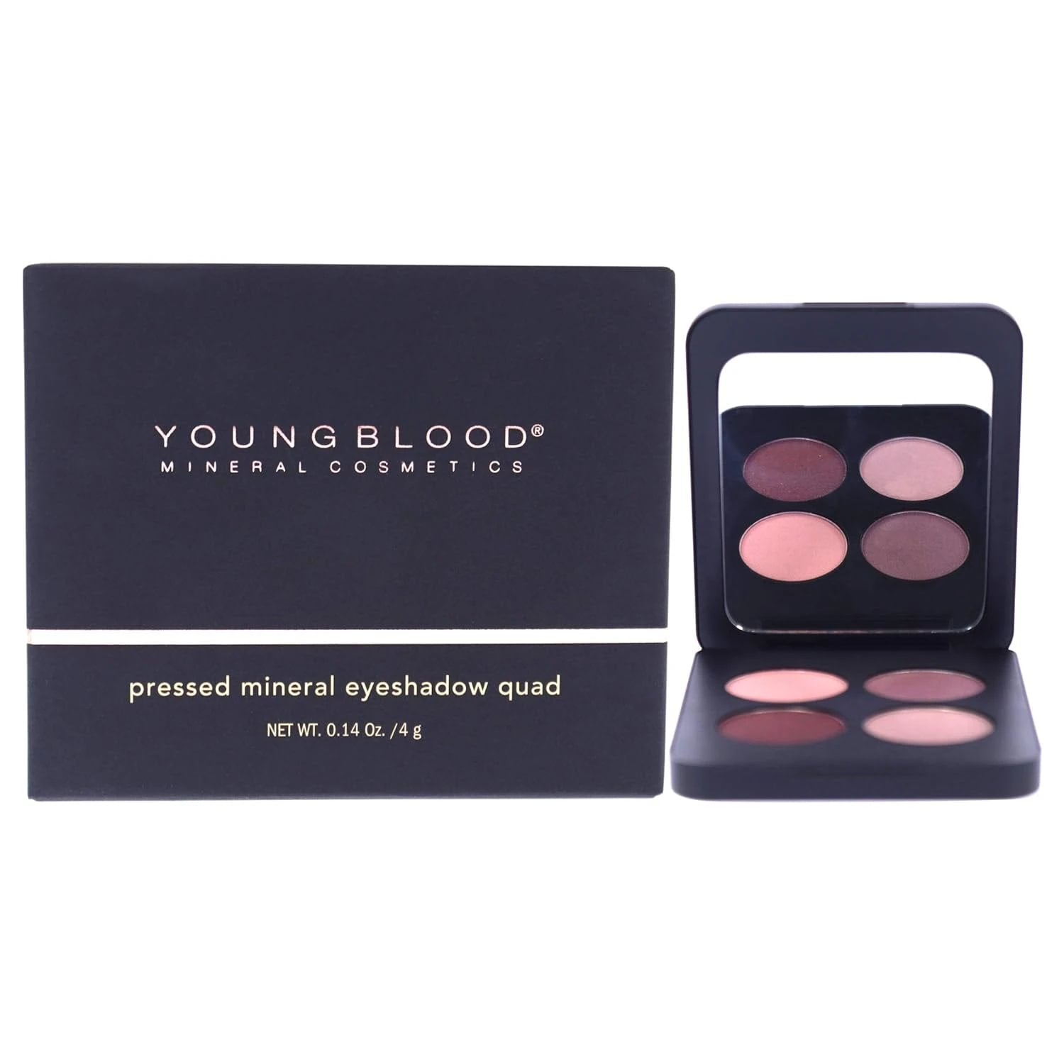 Youngblood Pressed Mineral eyeshadow quad 4g Vintage