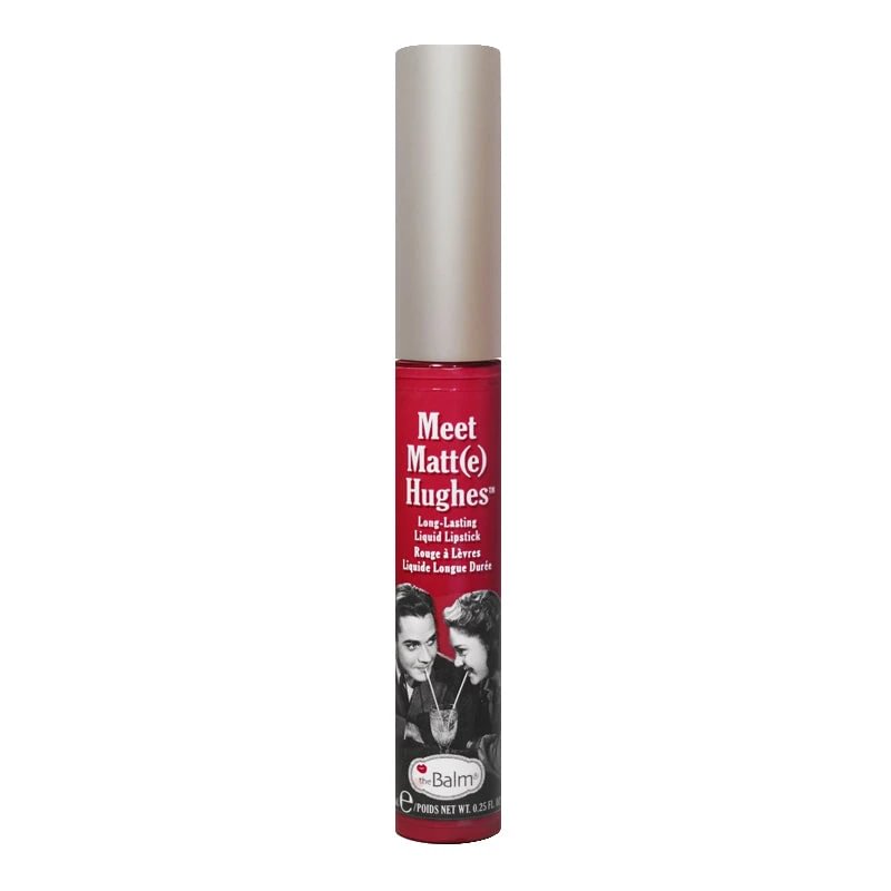 TheBalm Meet Matt(e) Hughes long lasting liquid lipstick Romantic Crimson 7.4ml