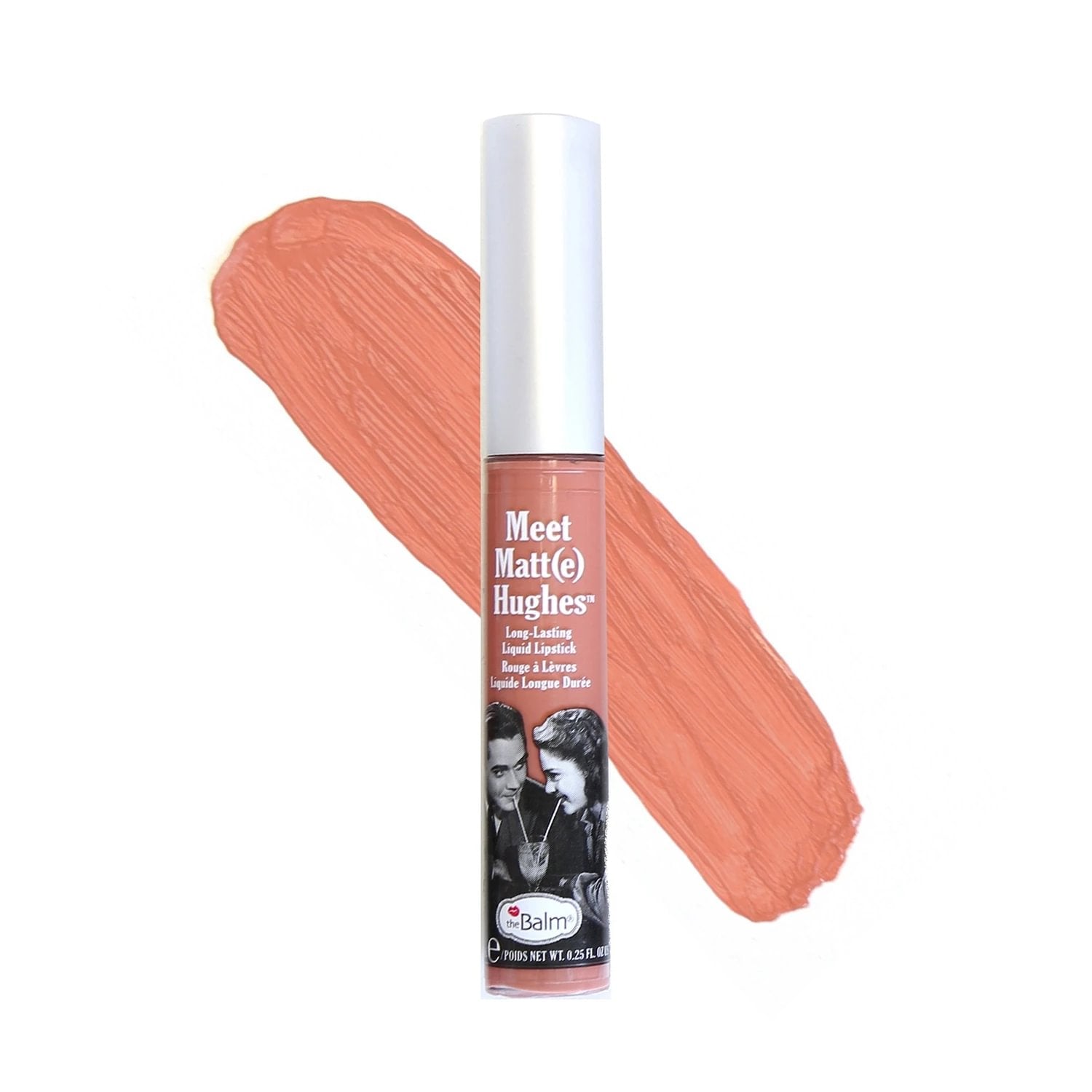 TheBalm Meet Matt(e) Hughes Long Lasting Liquid Lipstick Charismatic Naked Nude 7.4ml