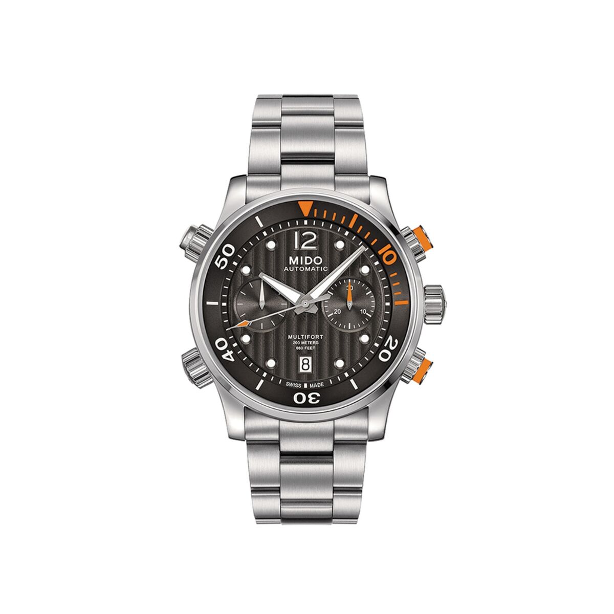 Men's Watch Mido MULTIFORT TWO CROWNS (Ø 44 mm)