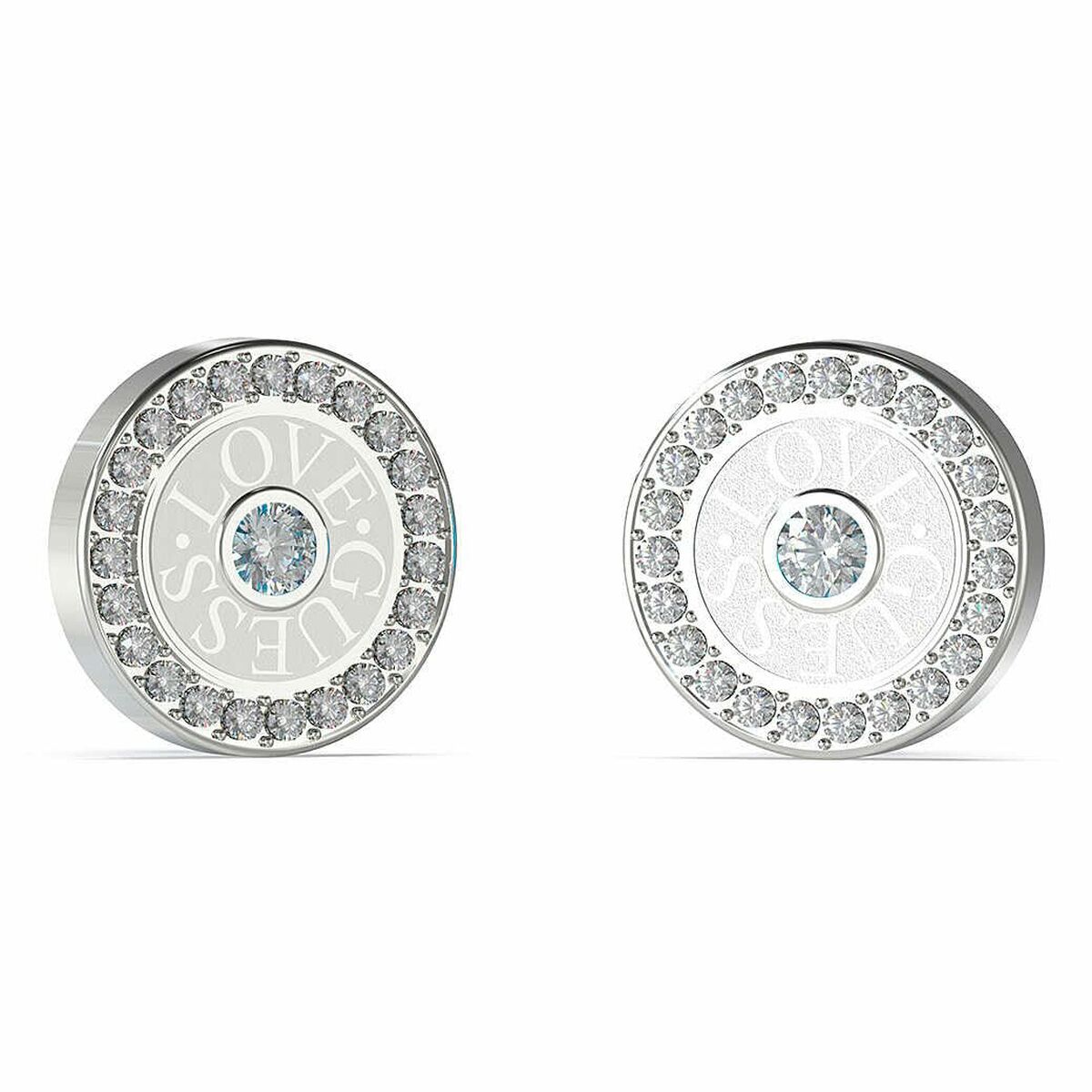 Ladies' Earrings Guess JUBE04081JWRHT-U Stainless steel