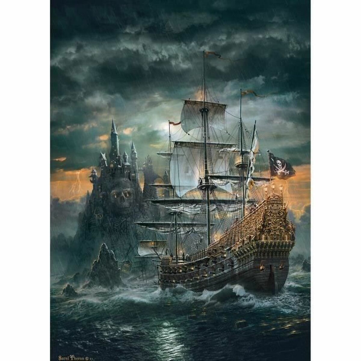 Puzzle Clementoni The Pirate Ship 31682.3 59 x 84 cm 1500 Pieces