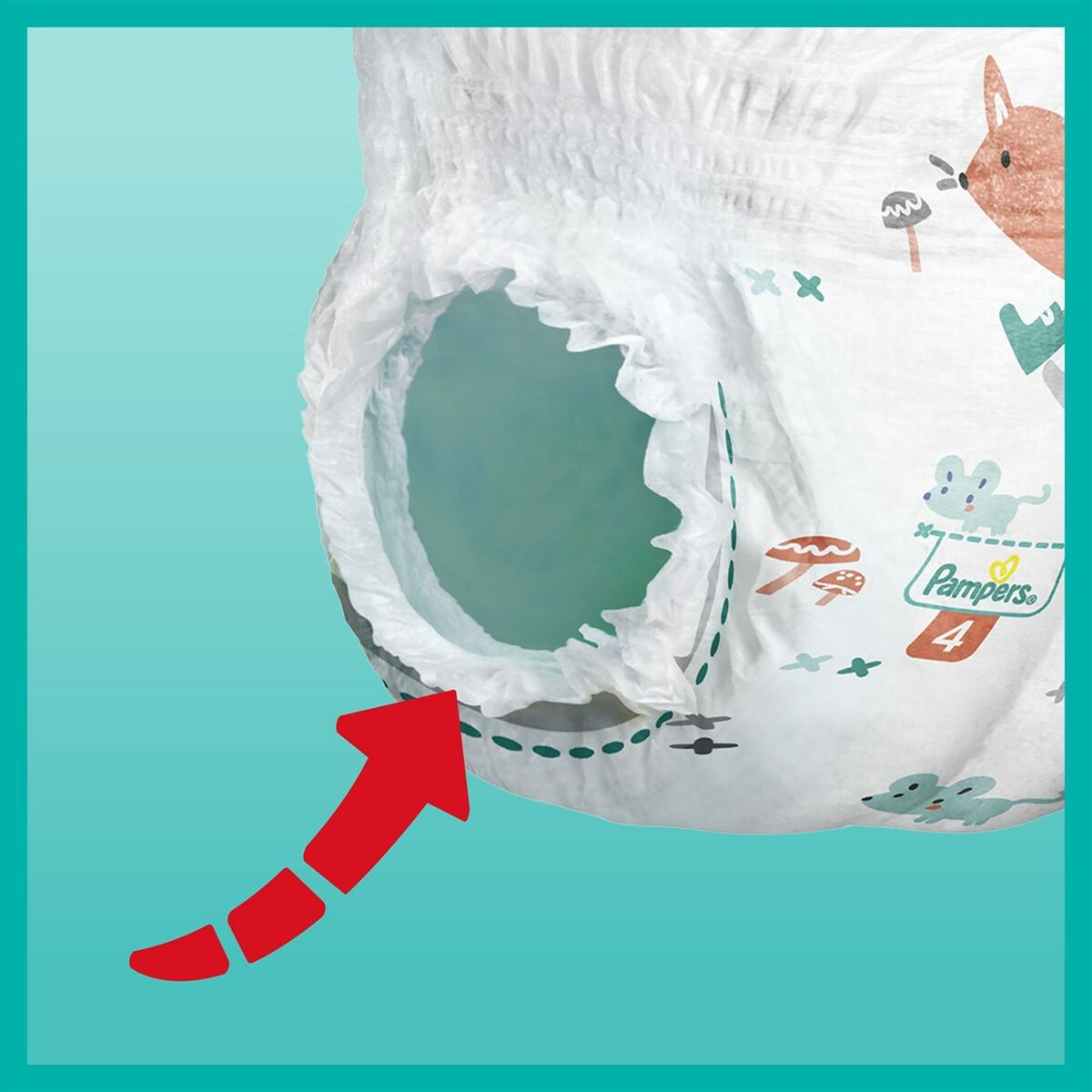 Disposable nappies Pampers 6-11 kg 3 (144 Units)