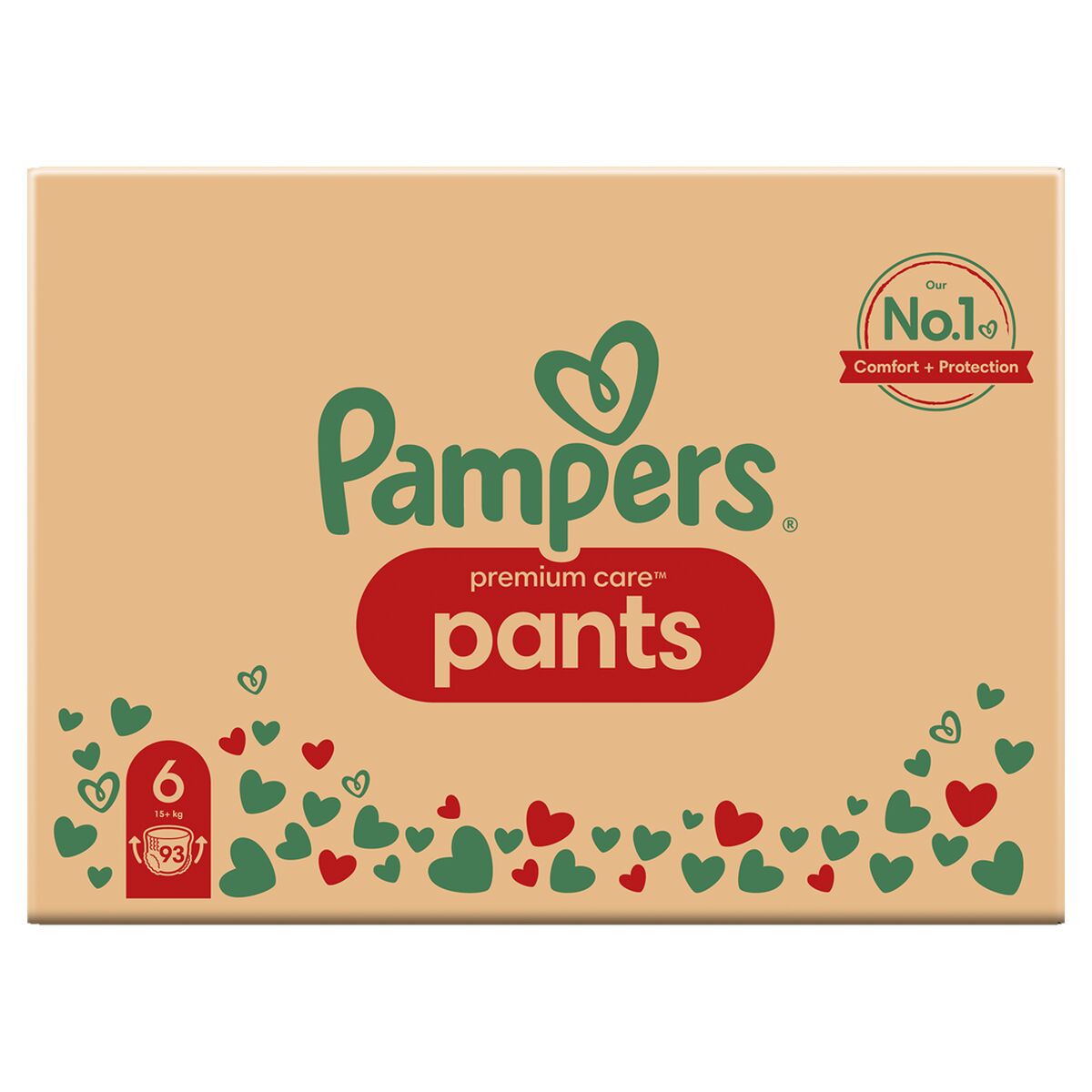 Disposable nappies Pampers Premium 15-25 kg 6 (93 Units)