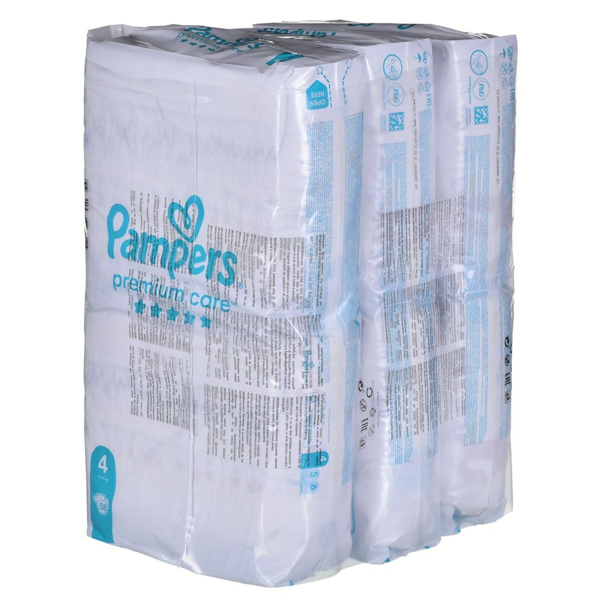 Disposable nappies Pampers 4-5 (174 Units)