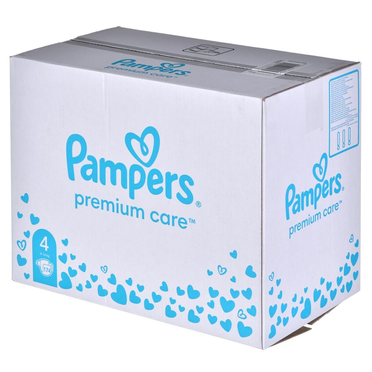 Disposable nappies Pampers 4-5 (174 Units)